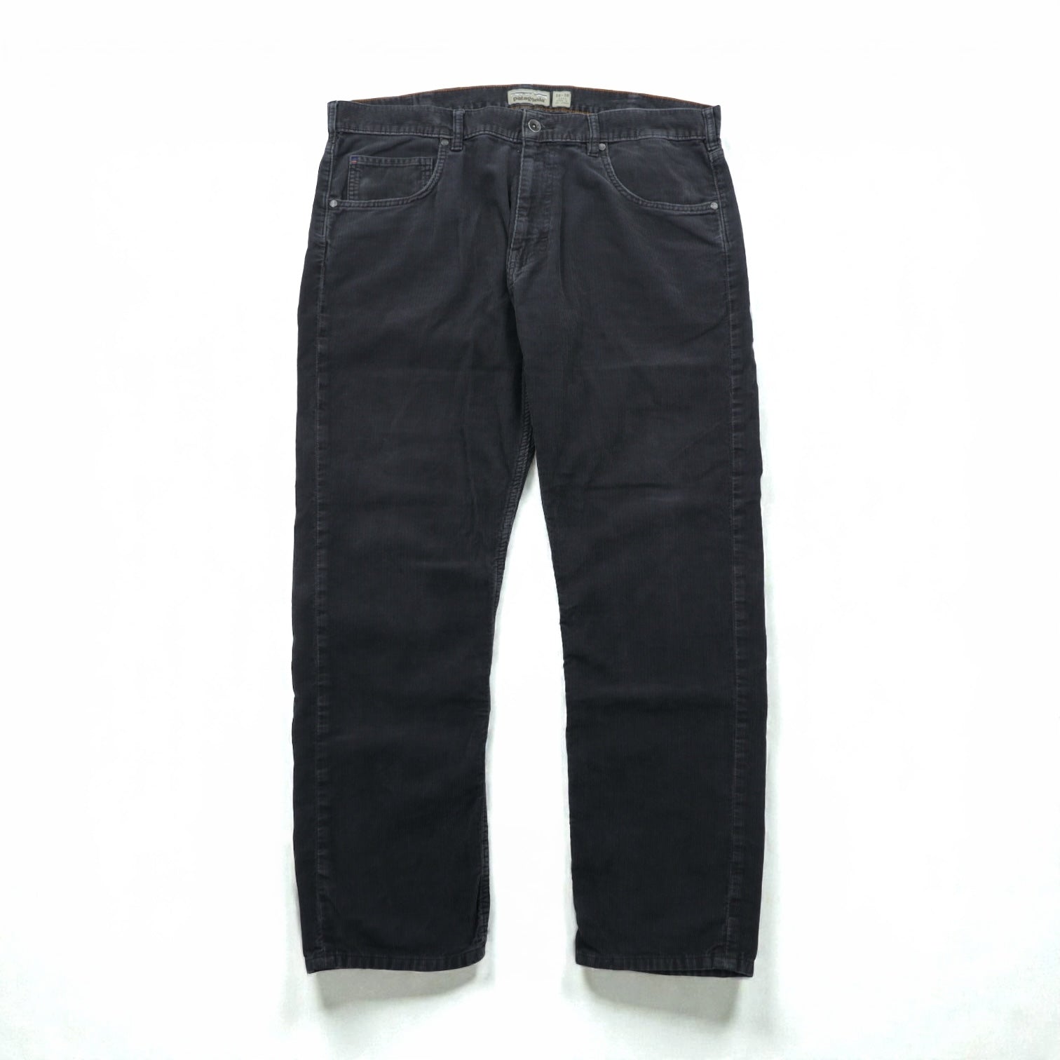 Patagonia コーデュロイ チノパンツ ワークパンツ XL グレー ストレートフィット ORGANIC COTTON 55920