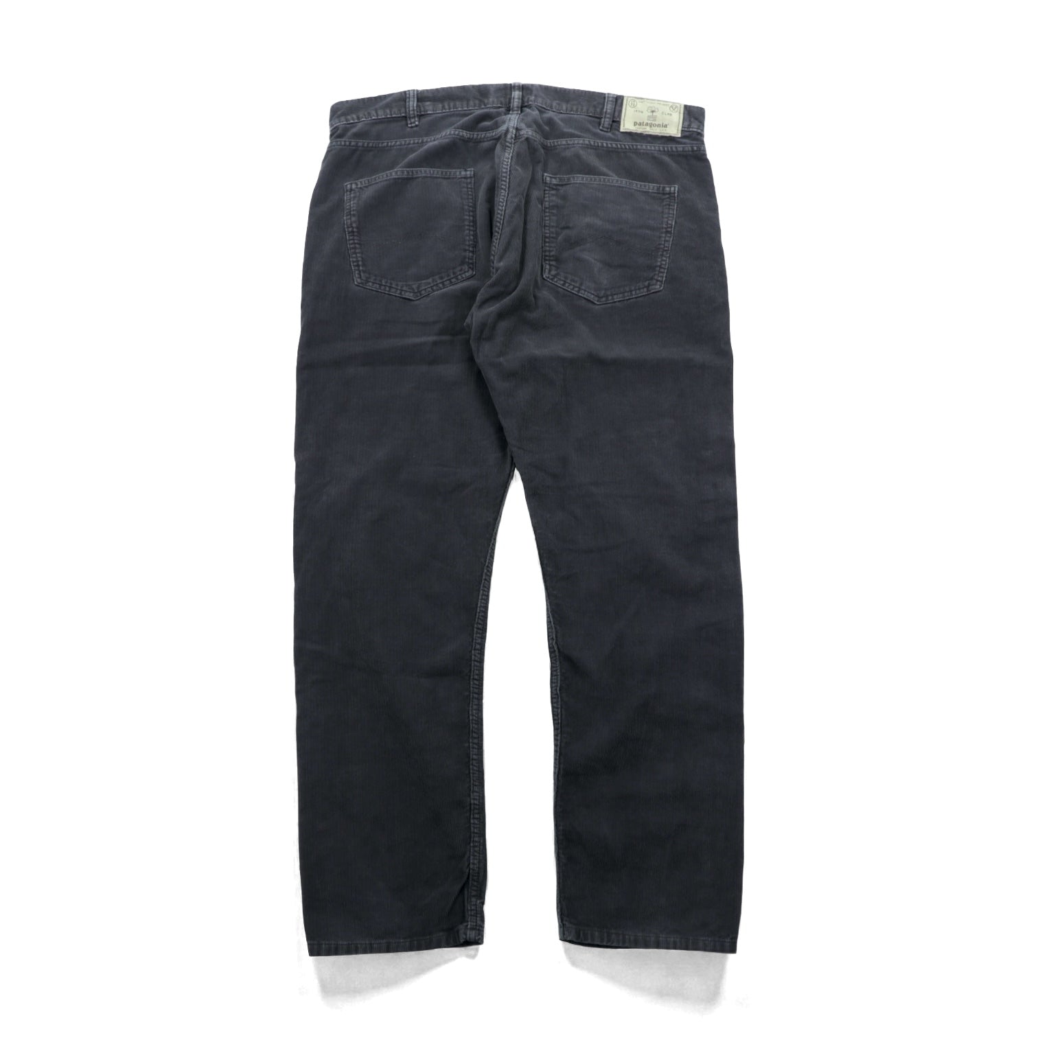 Patagonia コーデュロイ チノパンツ ワークパンツ XL グレー ストレートフィット ORGANIC COTTON 55920