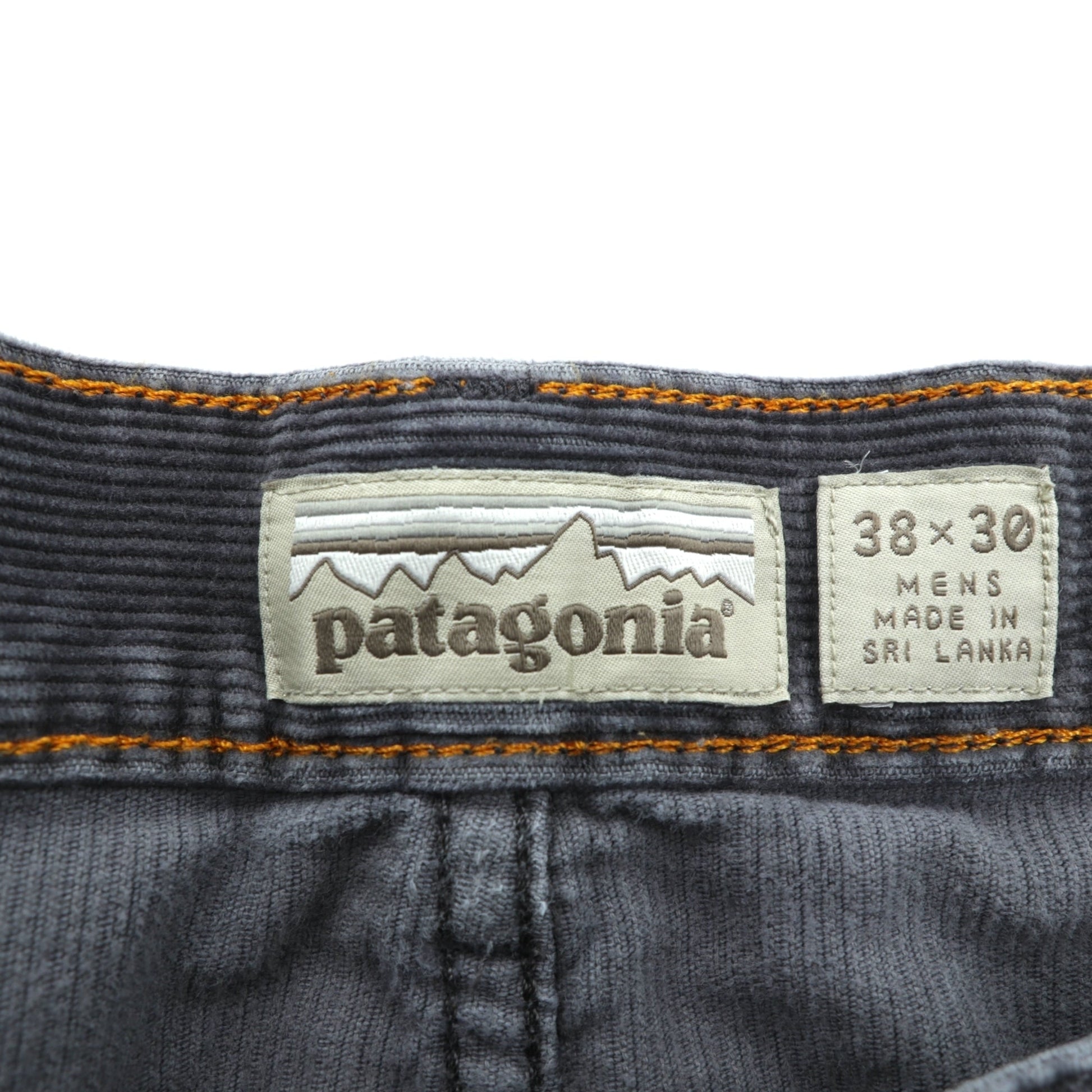 Patagonia コーデュロイ チノパンツ ワークパンツ XL グレー ストレートフィット ORGANIC COTTON 55920