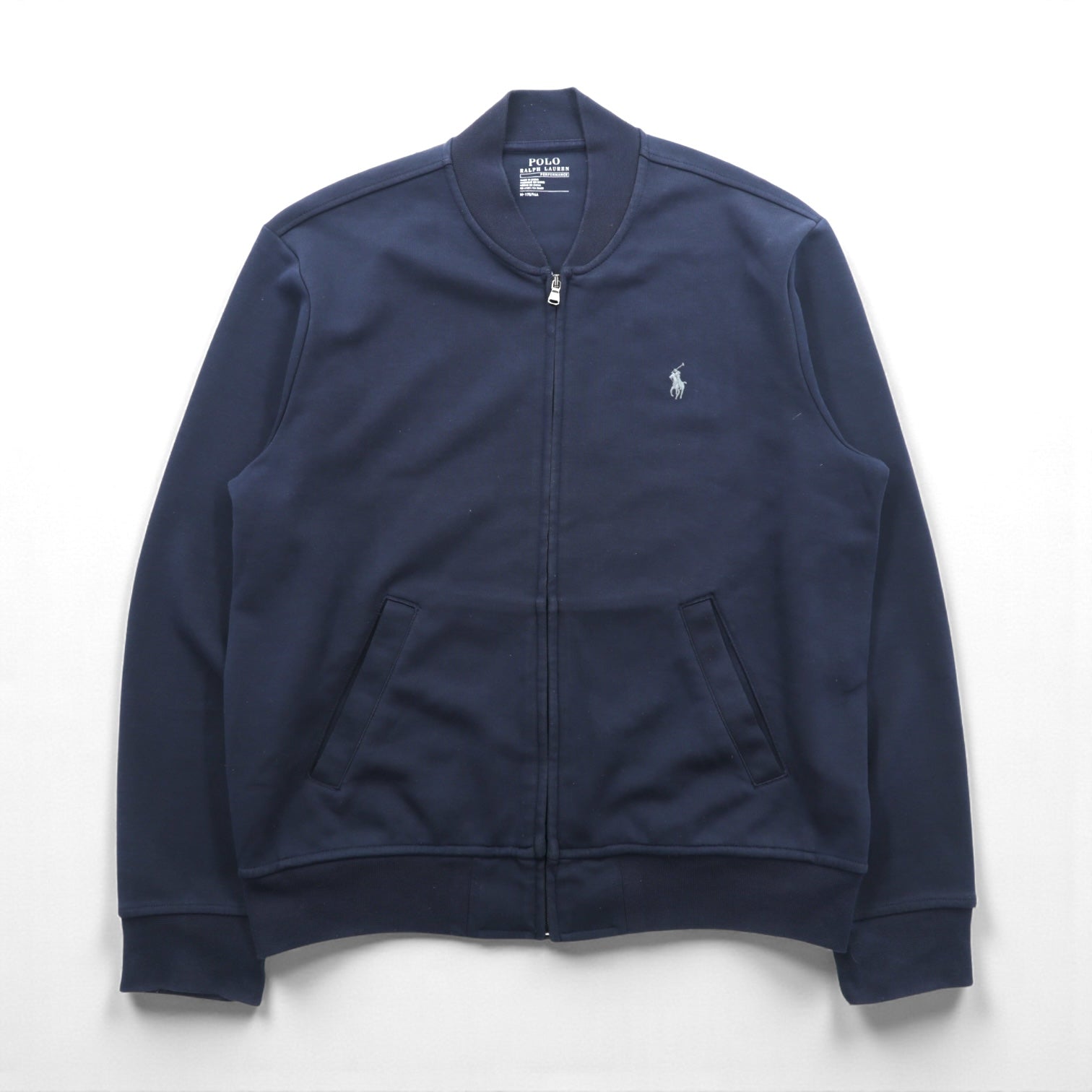 Polo Ralph Lauren PERFORMANCE トラックジャケット ジャージ フルジップ ブルゾン M ネイビー スモールポニー刺繍