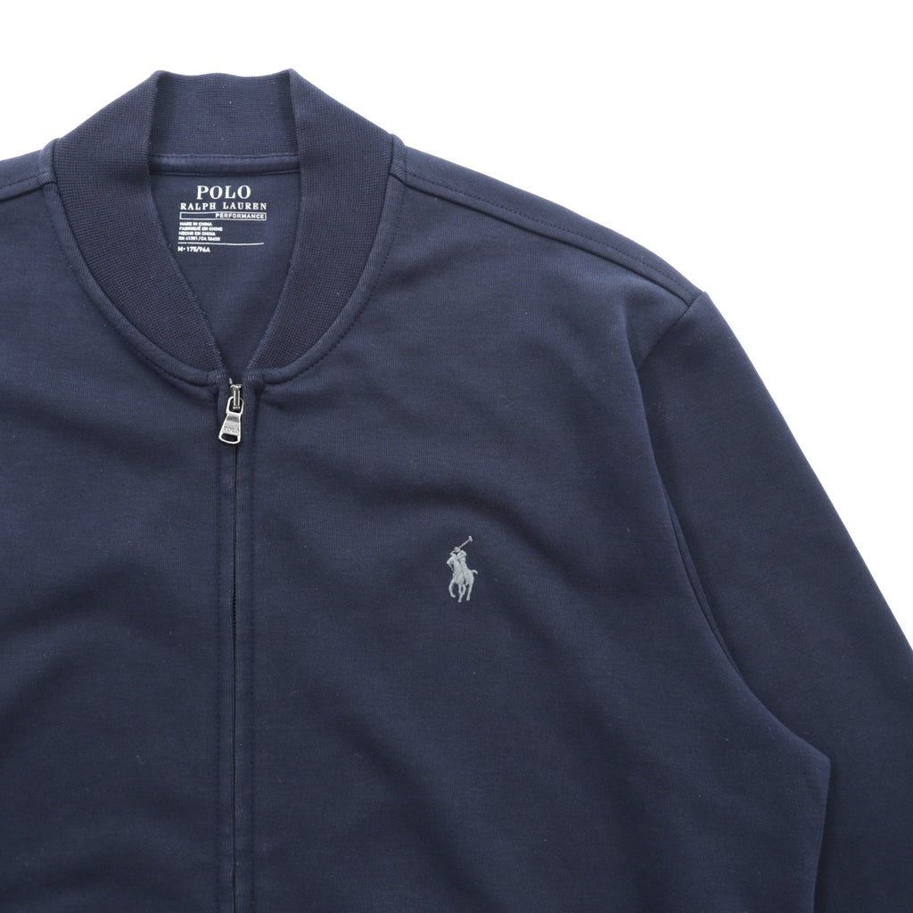 Polo Ralph Lauren PERFORMANCE トラックジャケット ジャージ フルジップ ブルゾン M ネイビー スモールポニー刺繍