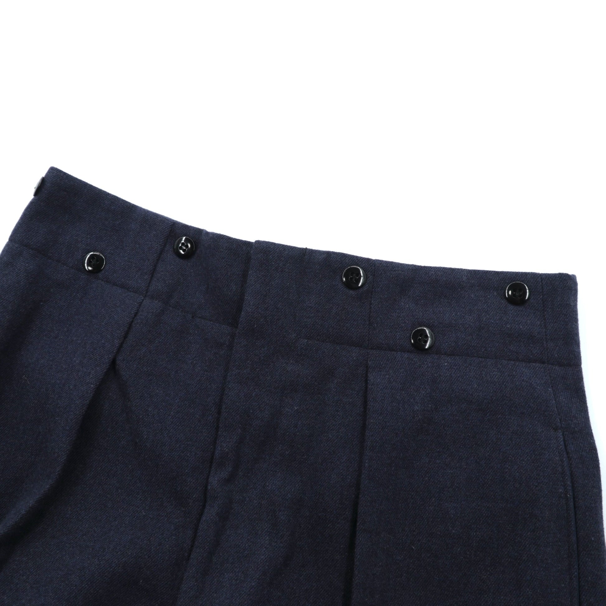 Vintage 60s Trousers Clayman & Sons Ltd スラックス パンツ M ネイビー ウール 8405-21-800-1044 60年代 カナダ軍