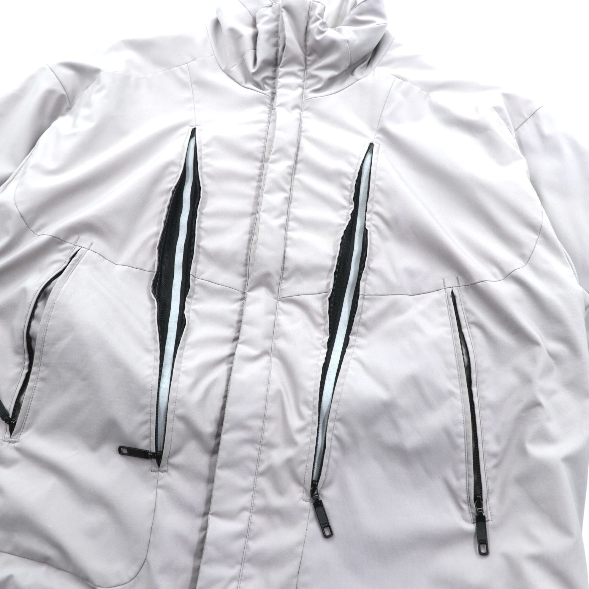 URU 中綿 パディングジャケット PADDING JACKET 日本製 L ドローコード リフレクター スタンドカラー 16FUJ05