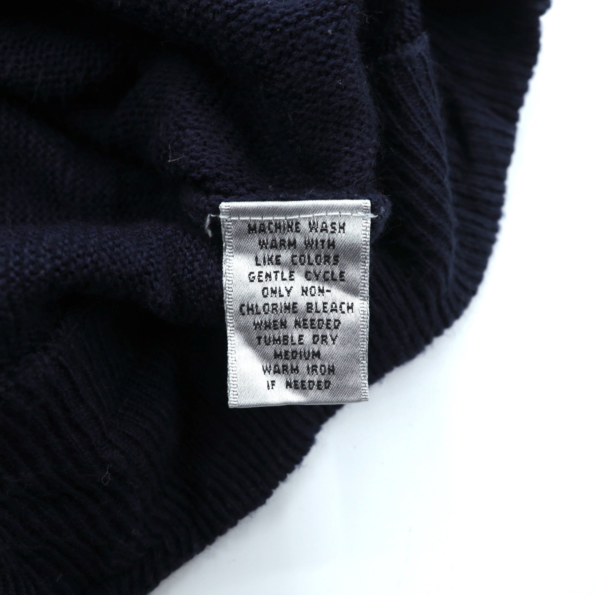 Cypress Links 90s Vintage Knitwear Vネック カーディガン XL ネイビー アクリルニット 90年代