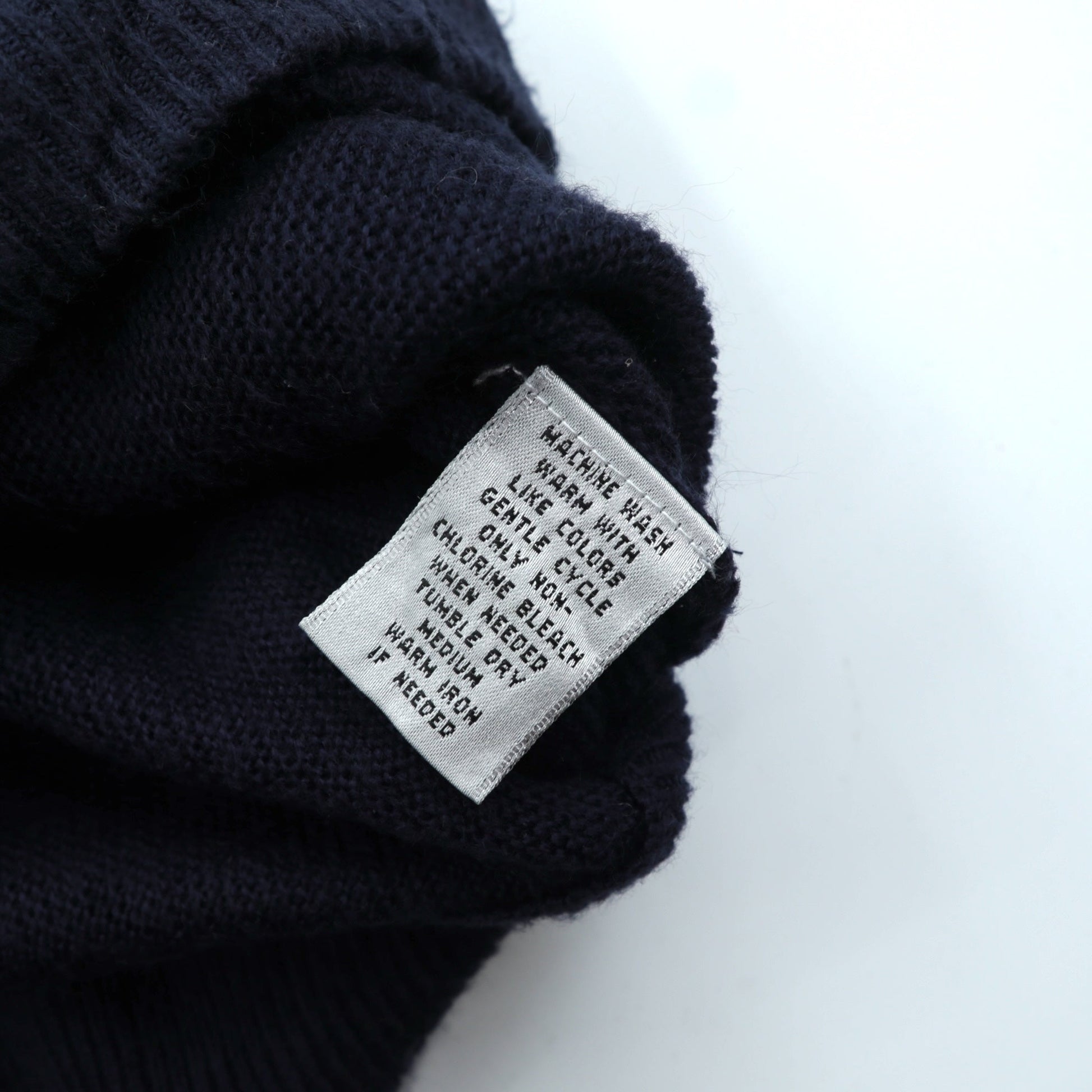 Cypress Links 90s Vintage Knitwear Vネック カーディガン XL ネイビー アクリルニット 90年代