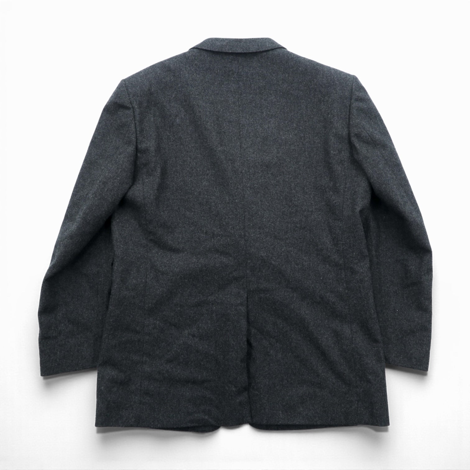 Christian Dior 80年代 日本製 ヴィンテージ ブレザー 2B テーラードジャケット ブレザー XL グレー ウール メタルボタン
