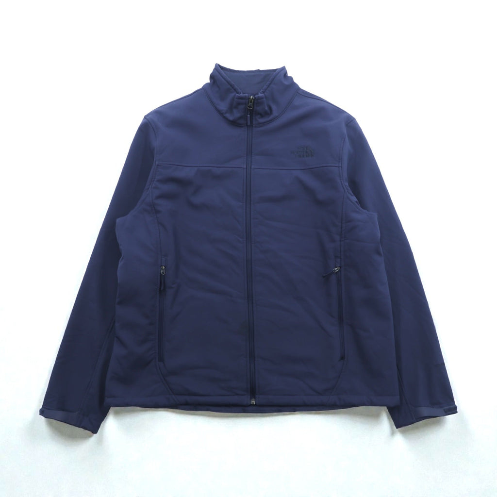 THE NORTH FACE エイペックス クロム サーマル ジャケット APEX CHNROMIUM THERMAL JACKET ソフトシェル フリースジャケット XL ネイビー ドローコード 裏ボア NF0A2TBA WINDWALL