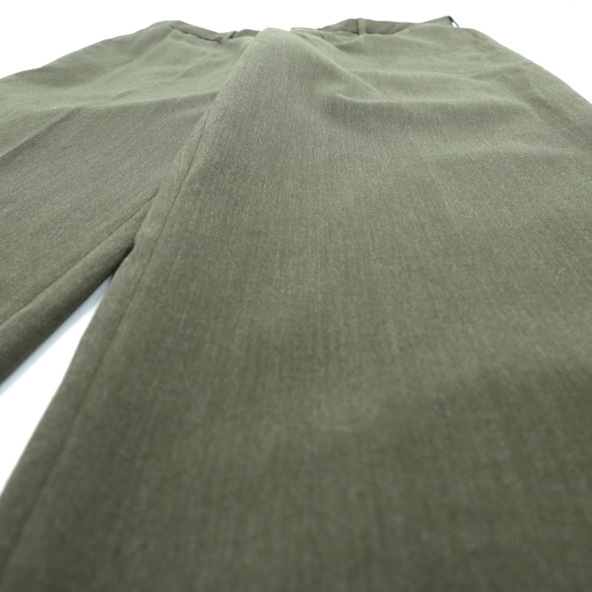 USMCワンピースTrousers スラックス パンツ L カーキ ウール ギャバジン DEFENSE LOSISTICS AGENCY 8405-01-279-7702