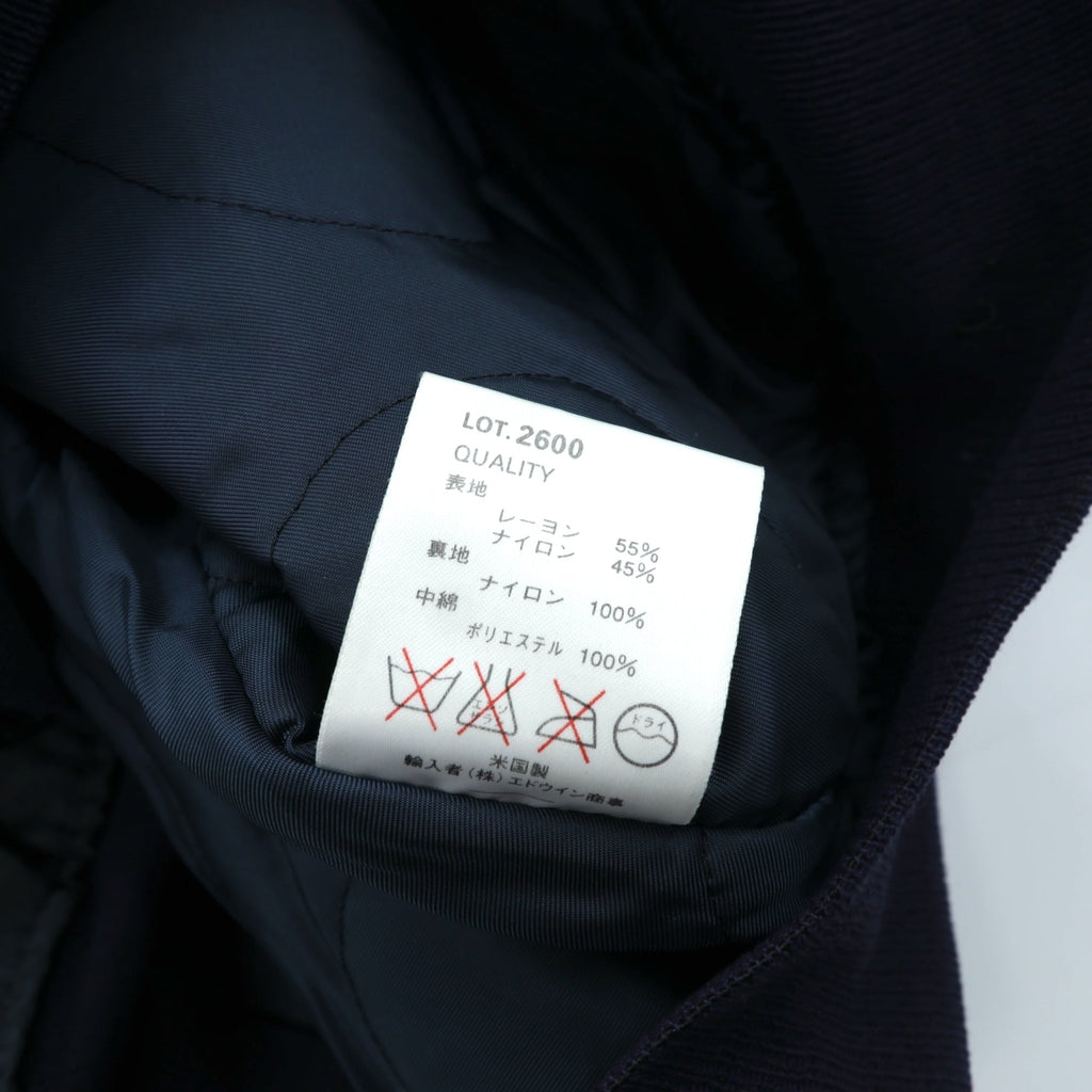 ALPHA INDUSTRIES 90年代 USA製 CWU 45P フライトジャケット L ネイビー 難燃性 短丈 ボロ