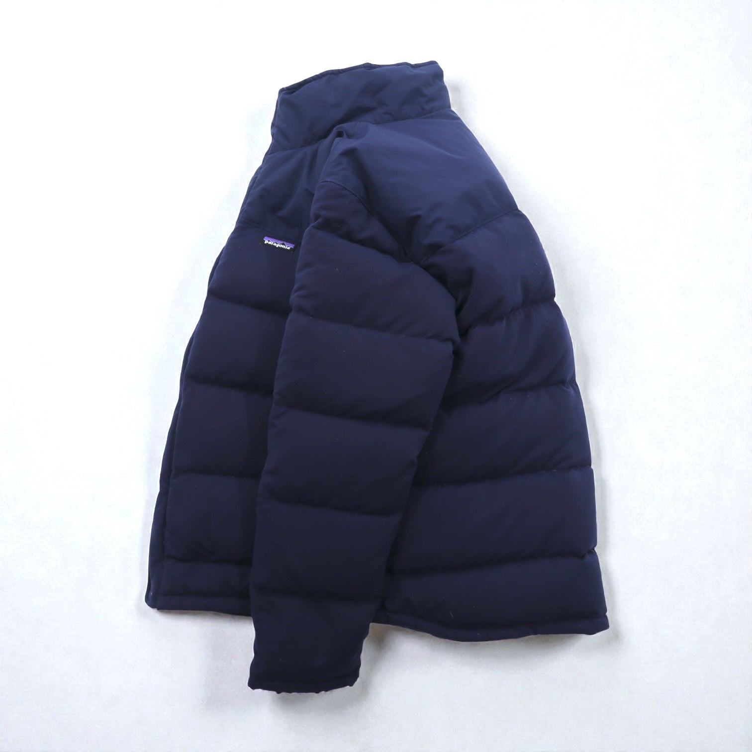 Patagonia スタンドカラー Bivy Down Jacket ビビー ダウンジャケット L ネイビー ナイロン 28321FA15