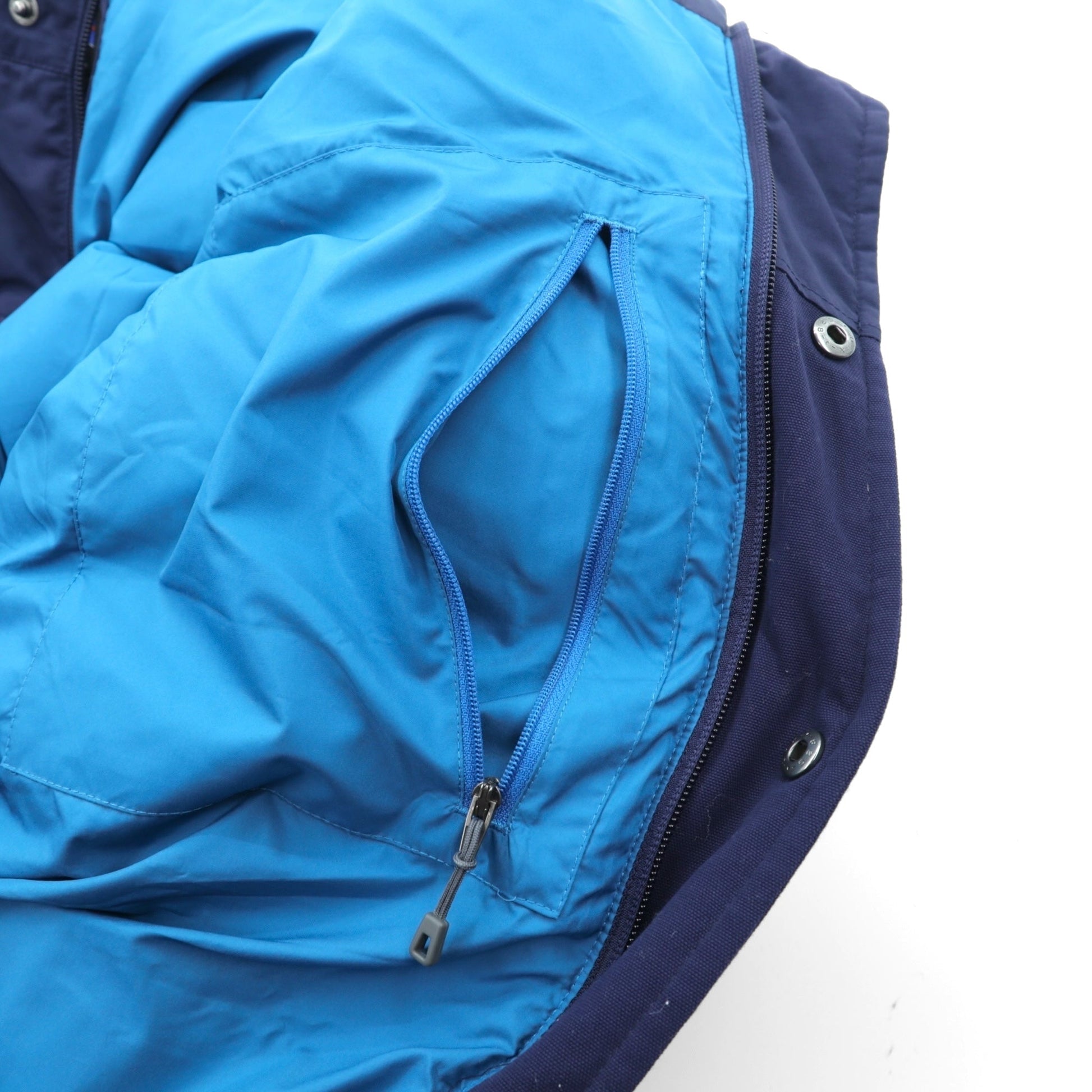 Patagonia スタンドカラー Bivy Down Jacket ビビー ダウンジャケット L ネイビー ナイロン 28321FA15