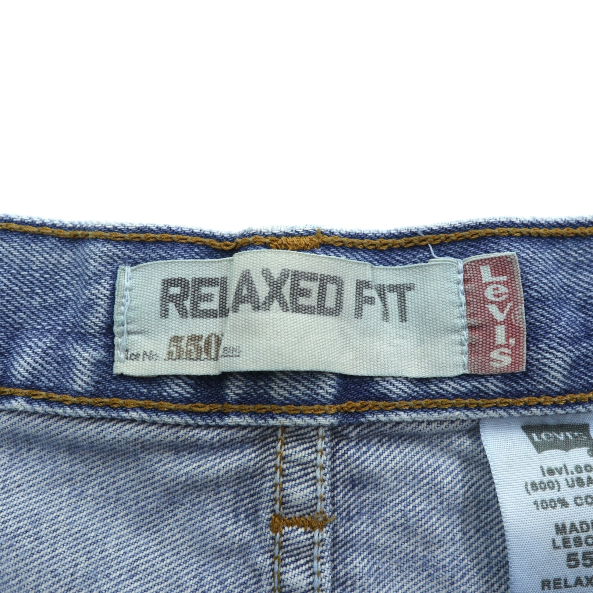 Levi's 550 リラックスフィット RELAXED FIT デニムパンツ ジーンズ XL インディゴ 5504891