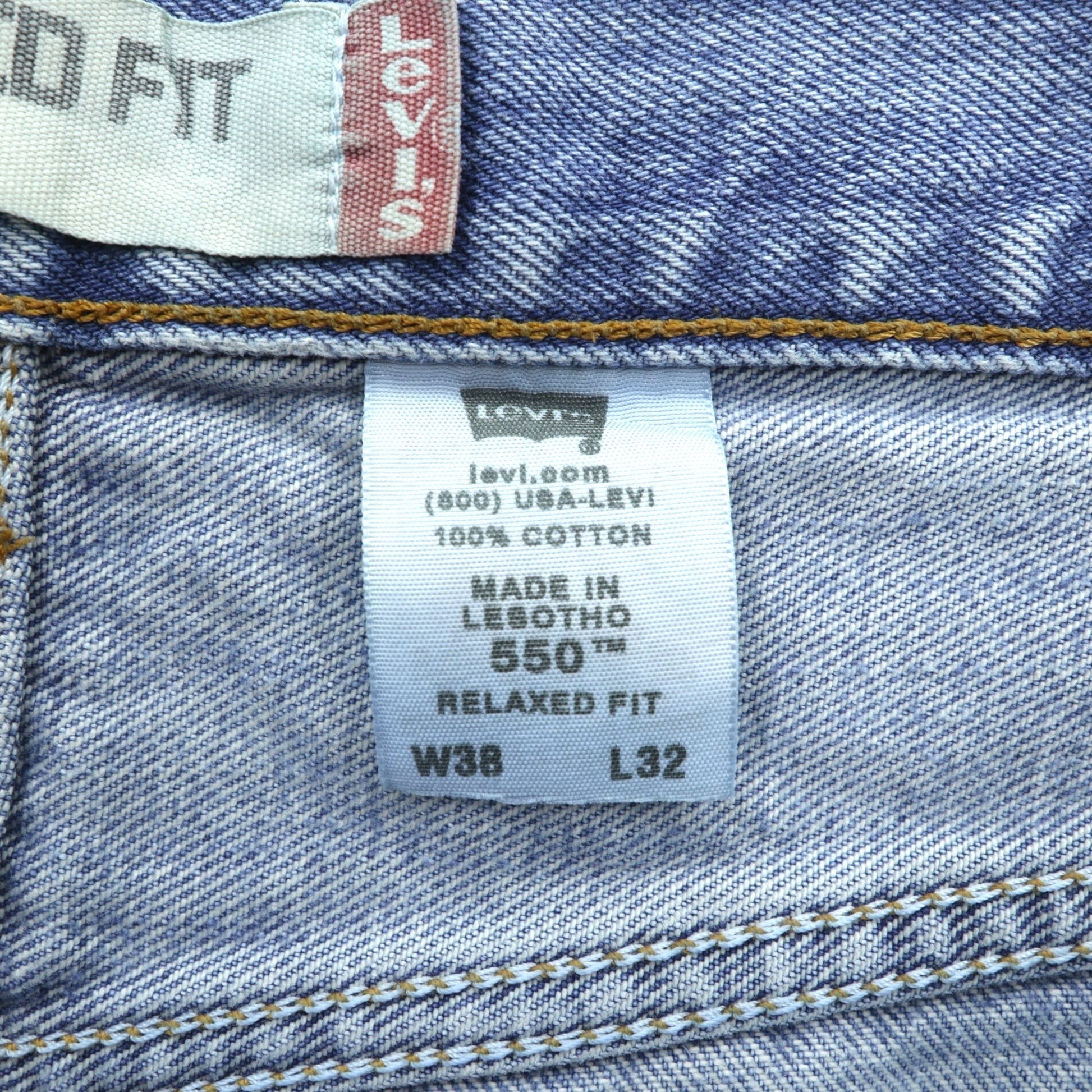 Levi's 550 リラックスフィット RELAXED FIT デニムパンツ ジーンズ XL インディゴ 5504891