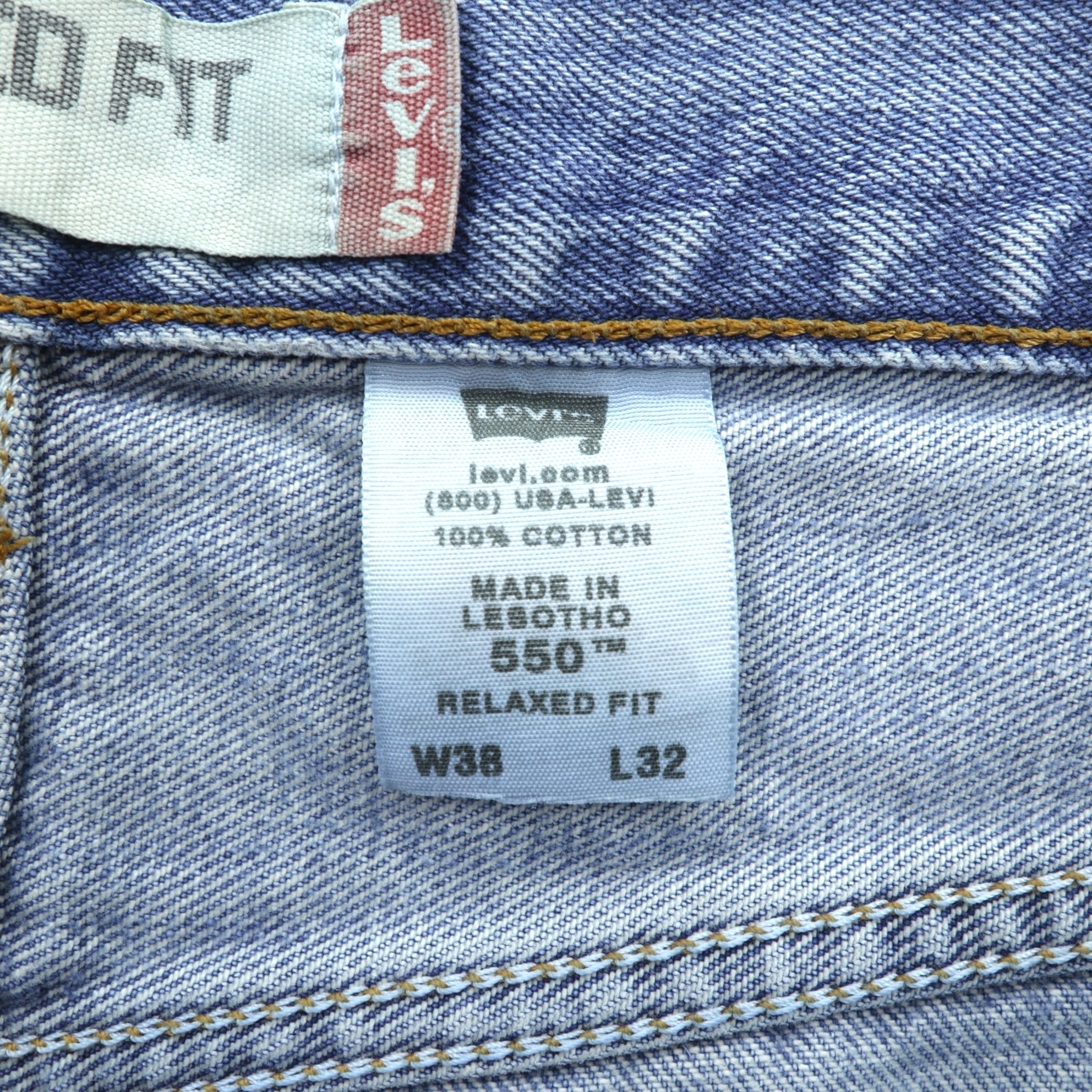Levi's 550 リラックスフィット RELAXED FIT デニムパンツ ジーンズ XL インディゴ 5504891