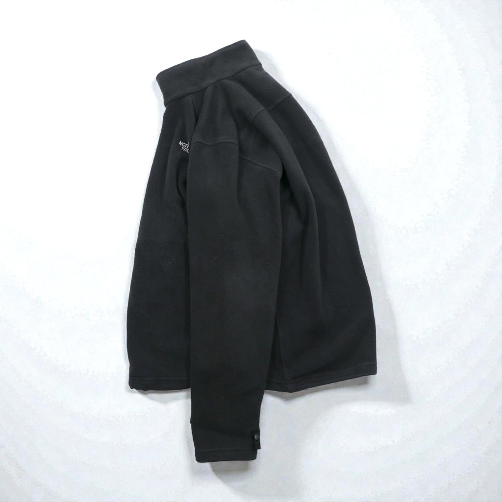 THE NORTH FACE フリースジャケット M ブラック ドローコード FLASHDRY 吸汗速乾 スタンドカラー A0FC US規格