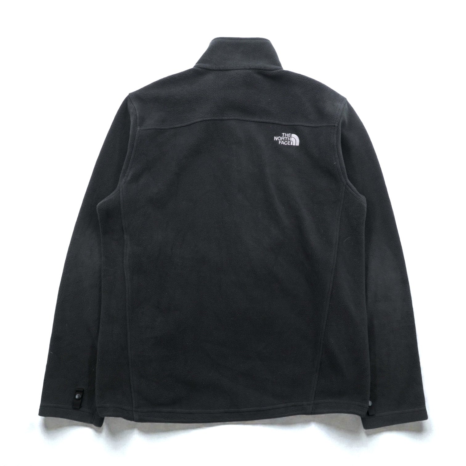 THE NORTH FACE フリースジャケット M ブラック ドローコード FLASHDRY 吸汗速乾 スタンドカラー A0FC US規格