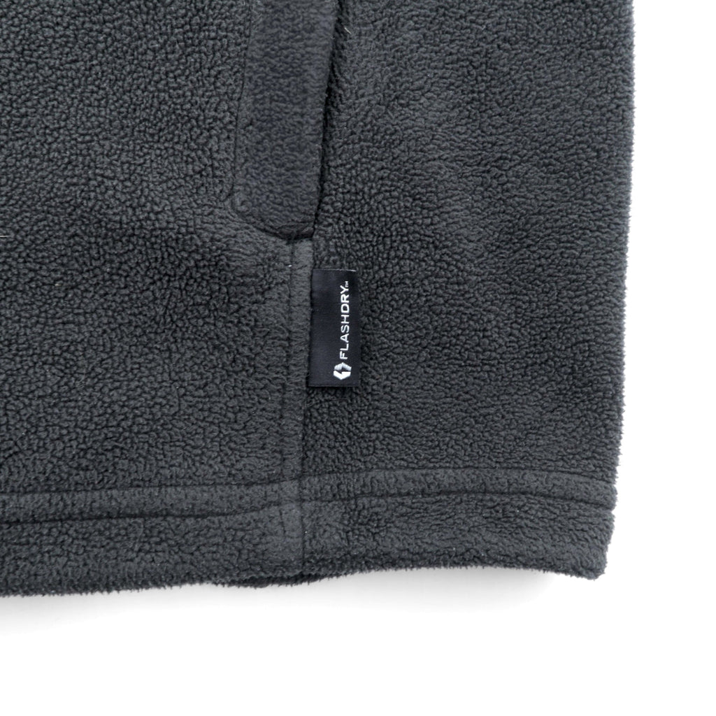 THE NORTH FACE フリースジャケット M ブラック ドローコード FLASHDRY 吸汗速乾 スタンドカラー A0FC US規格