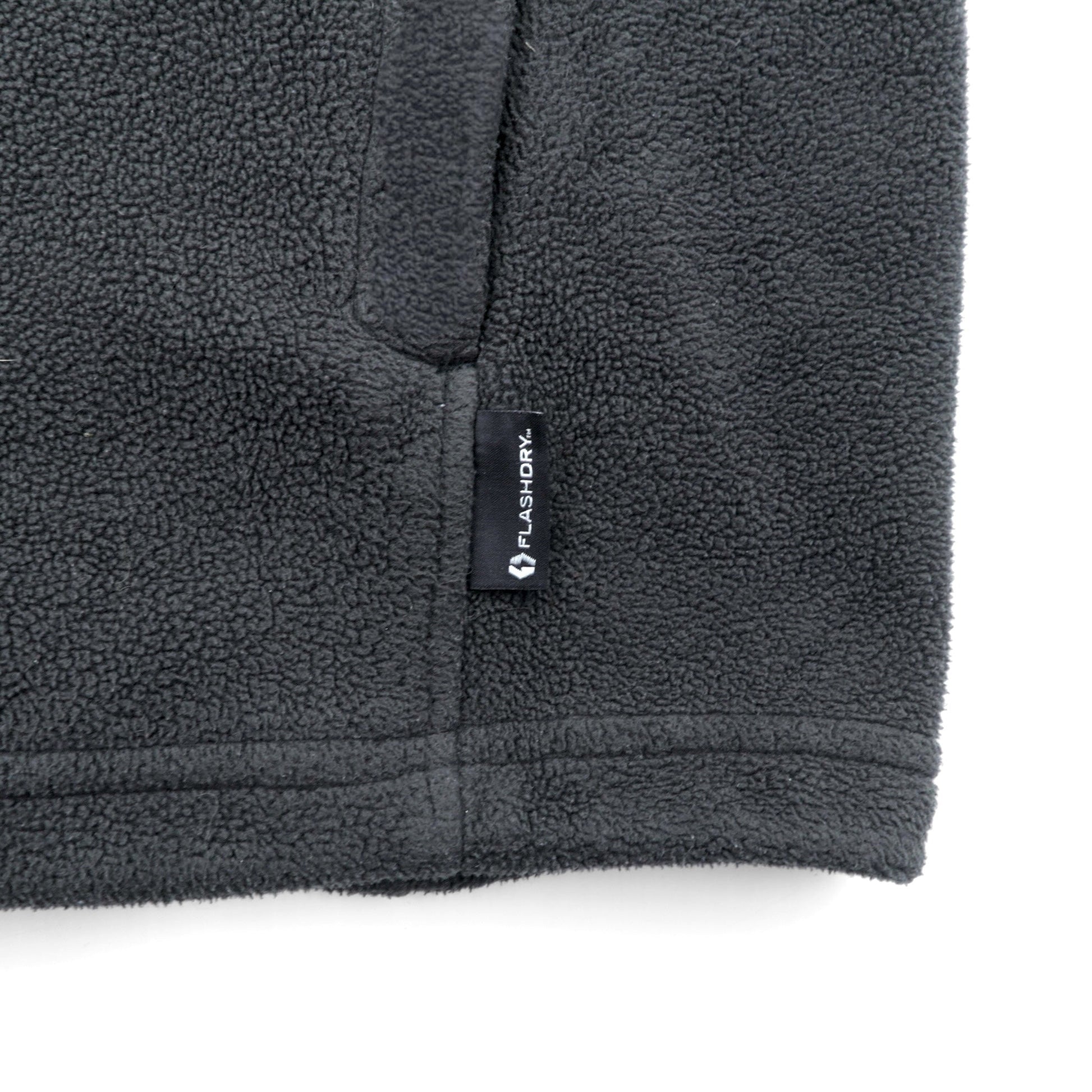 THE NORTH FACE フリースジャケット M ブラック ドローコード FLASHDRY 吸汗速乾 スタンドカラー A0FC US規格