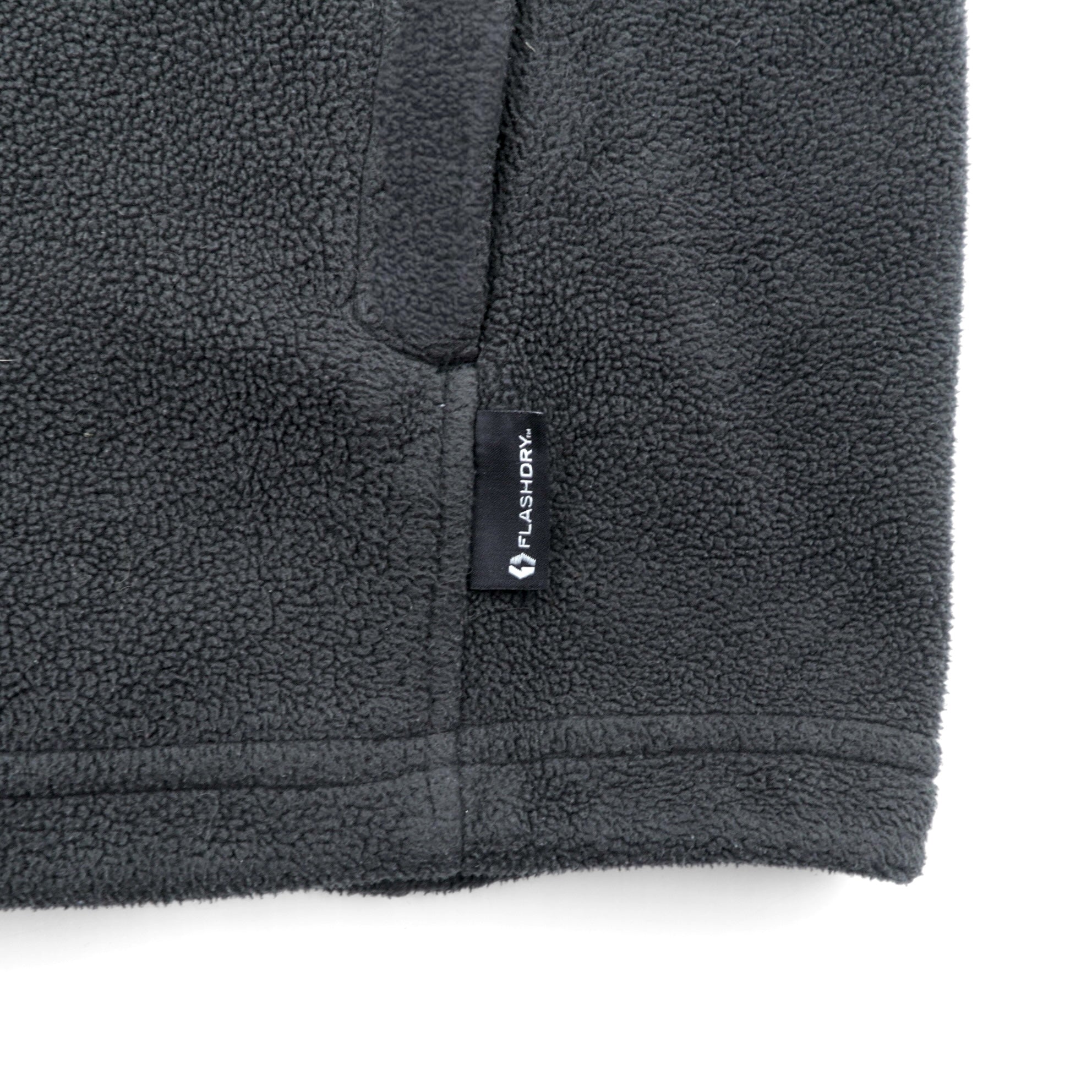 THE NORTH FACE フリースジャケット M ブラック ドローコード FLASHDRY 吸汗速乾 スタンドカラー A0FC US規格