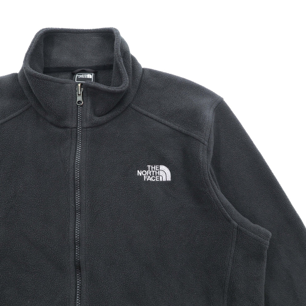 THE NORTH FACE フリースジャケット M ブラック ドローコード FLASHDRY 吸汗速乾 スタンドカラー A0FC US規格
