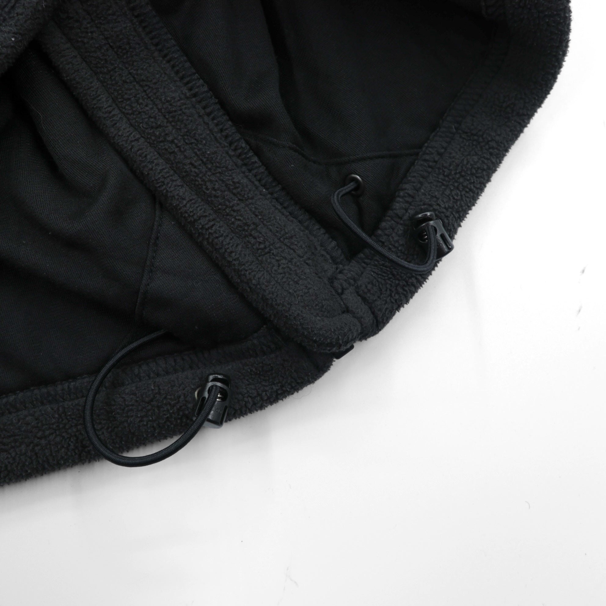 THE NORTH FACE フリースジャケット M ブラック ドローコード FLASHDRY 吸汗速乾 スタンドカラー A0FC US規格