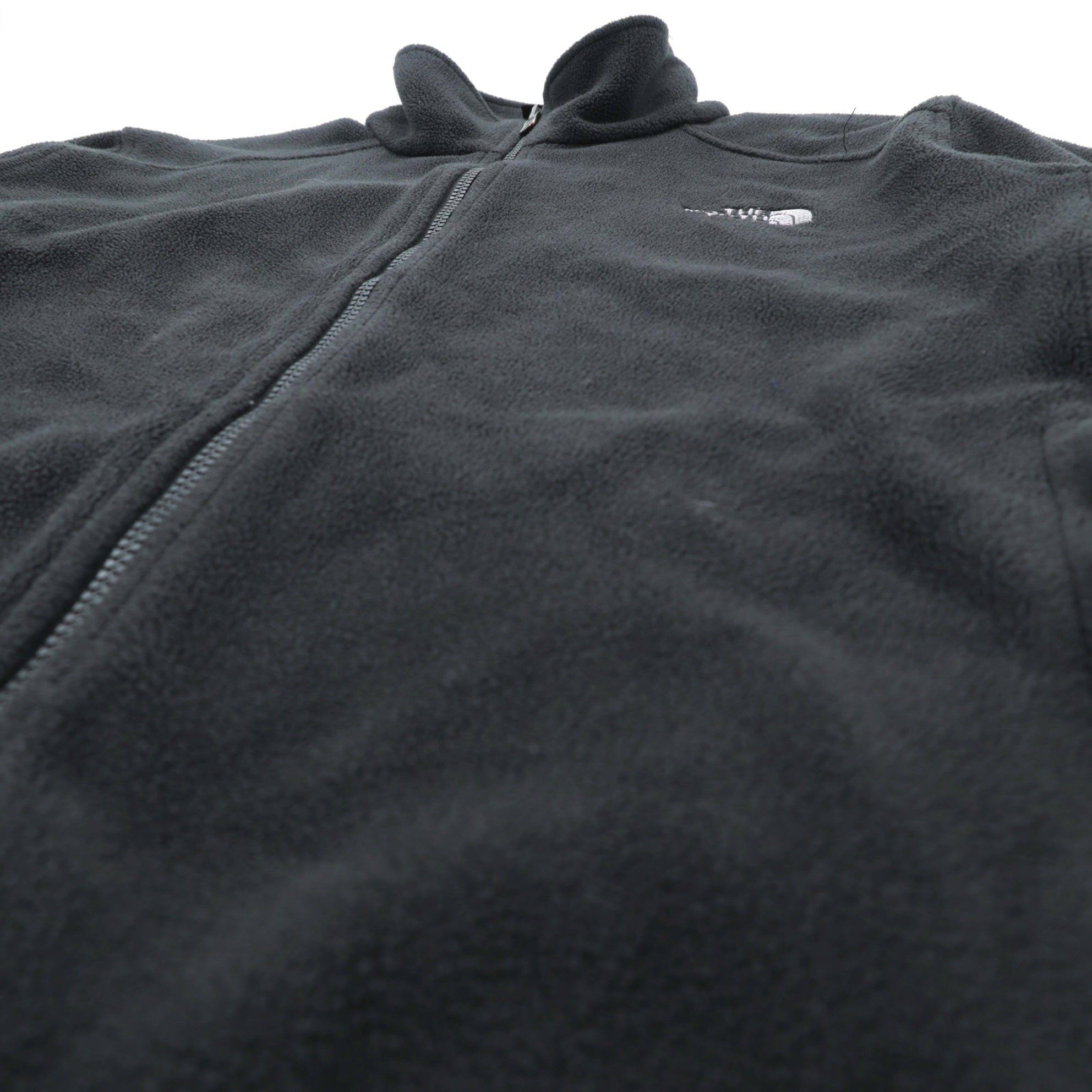 THE NORTH FACE フリースジャケット M ブラック ドローコード FLASHDRY 吸汗速乾 スタンドカラー A0FC US規格