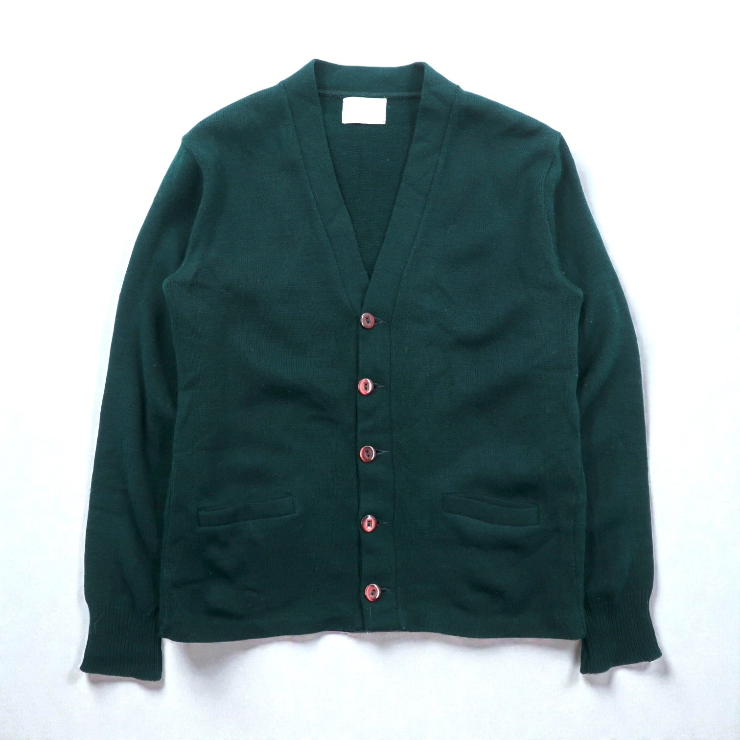 Shannon & Johnson 90s USA Vintage Knitwear ニット カーディガン M グリーン ウール 90年代 USA製