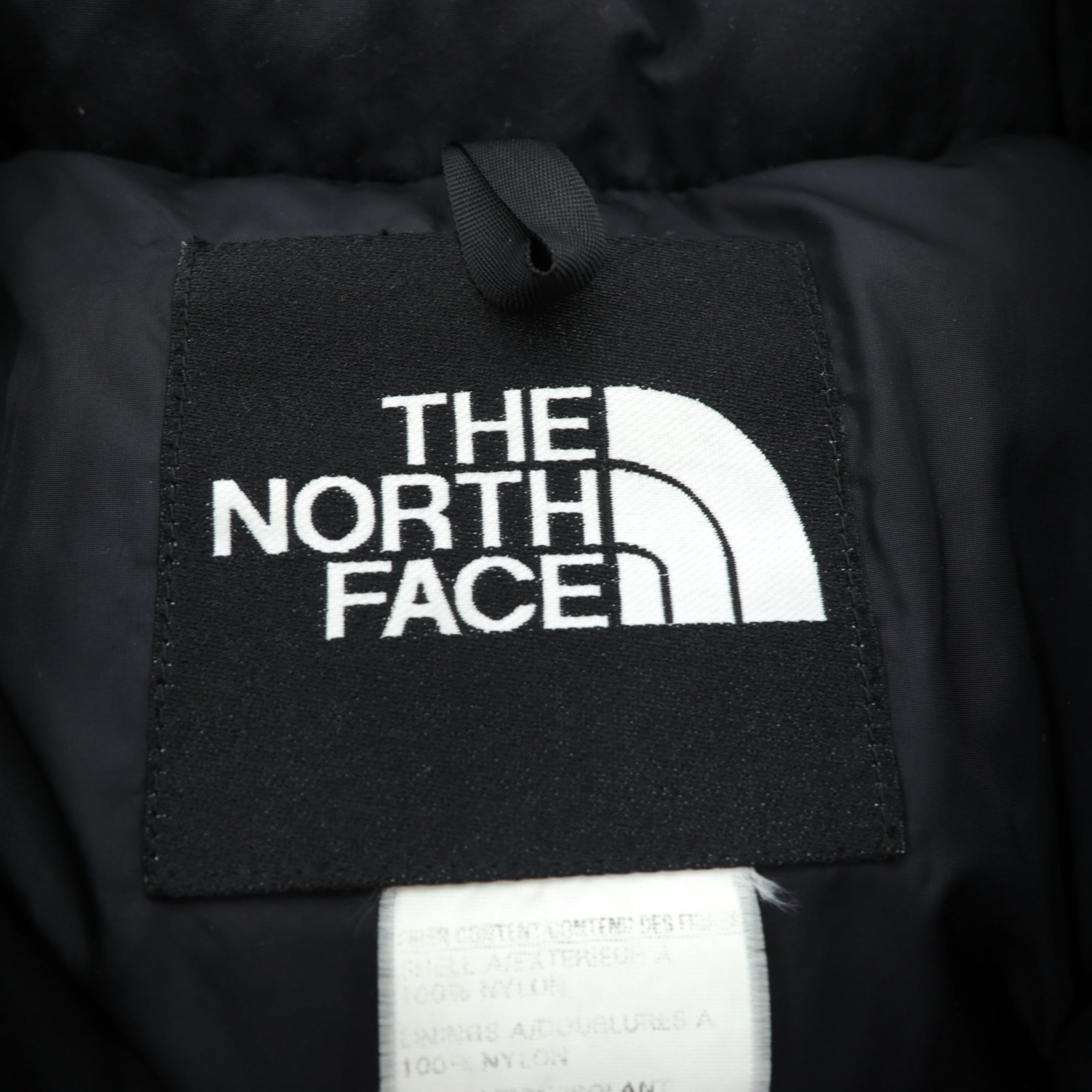 THE NORTH FACE ヌプシ グースインサレーションベスト L パーカー収納式 ドローコード ダブルジップ スタンドカラー