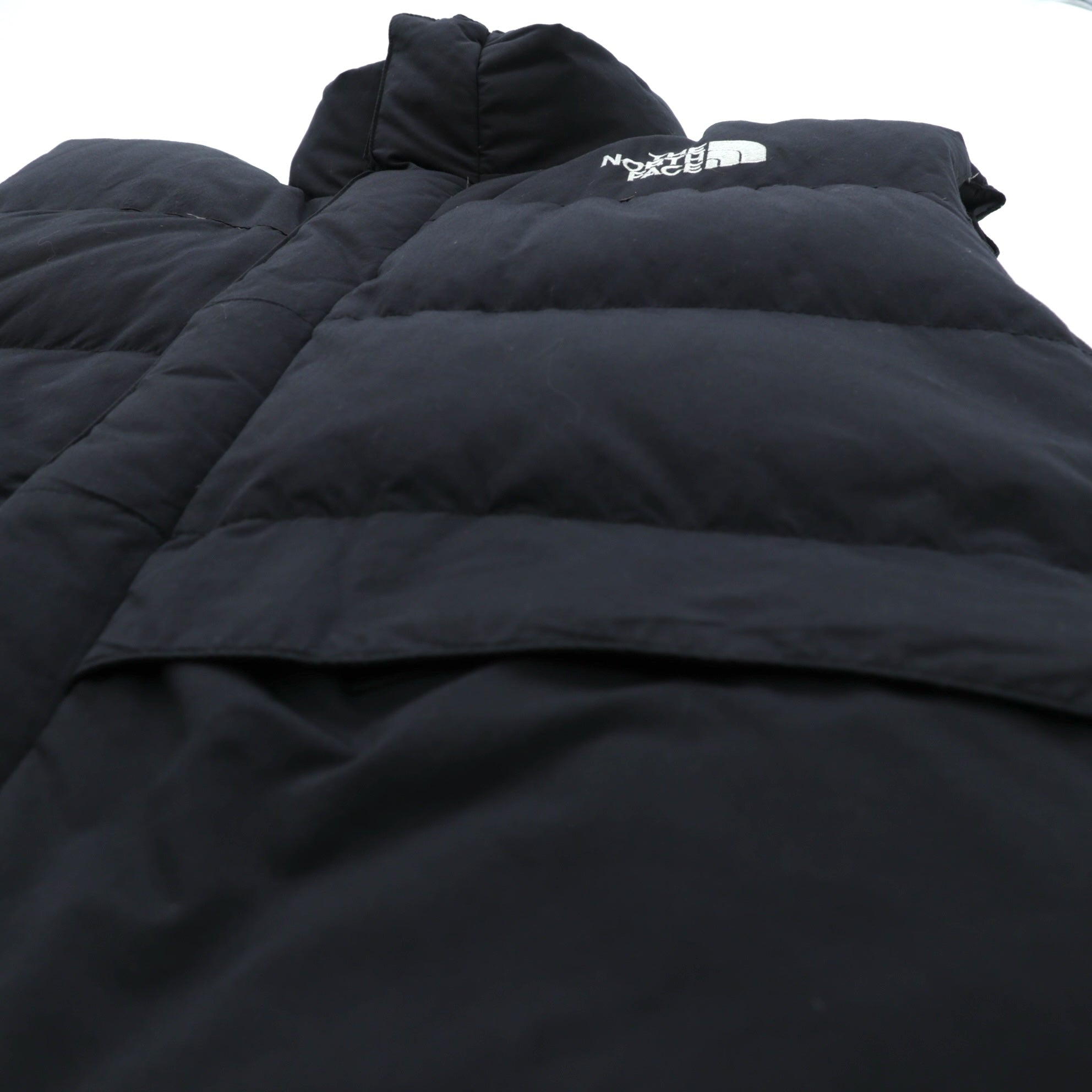 THE NORTH FACE ヌプシ グースインサレーションベスト L パーカー収納式 ドローコード ダブルジップ スタンドカラー