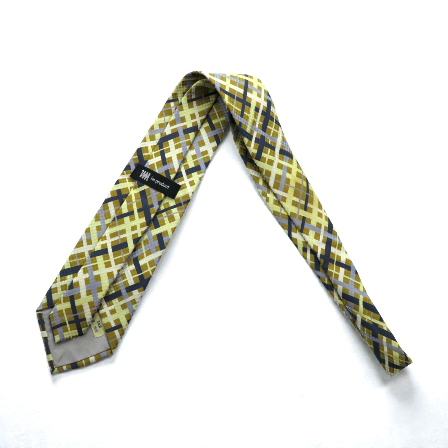 ISSEY MIYAKE 日本製 ネクタイ シルク チェック IM PRODUCT