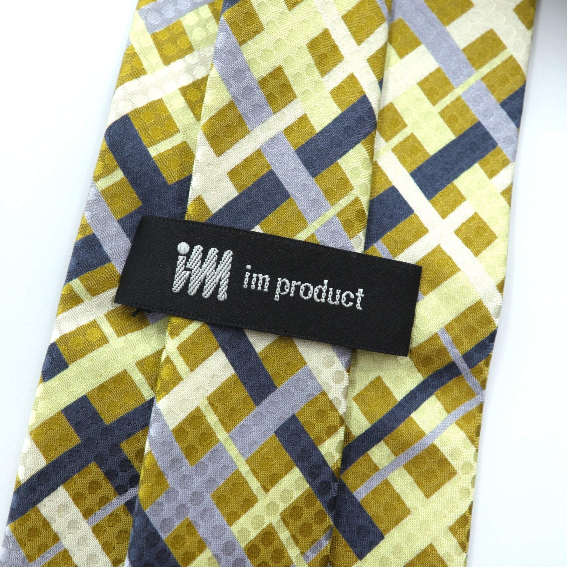 ISSEY MIYAKE 日本製 ネクタイ シルク チェック IM PRODUCT