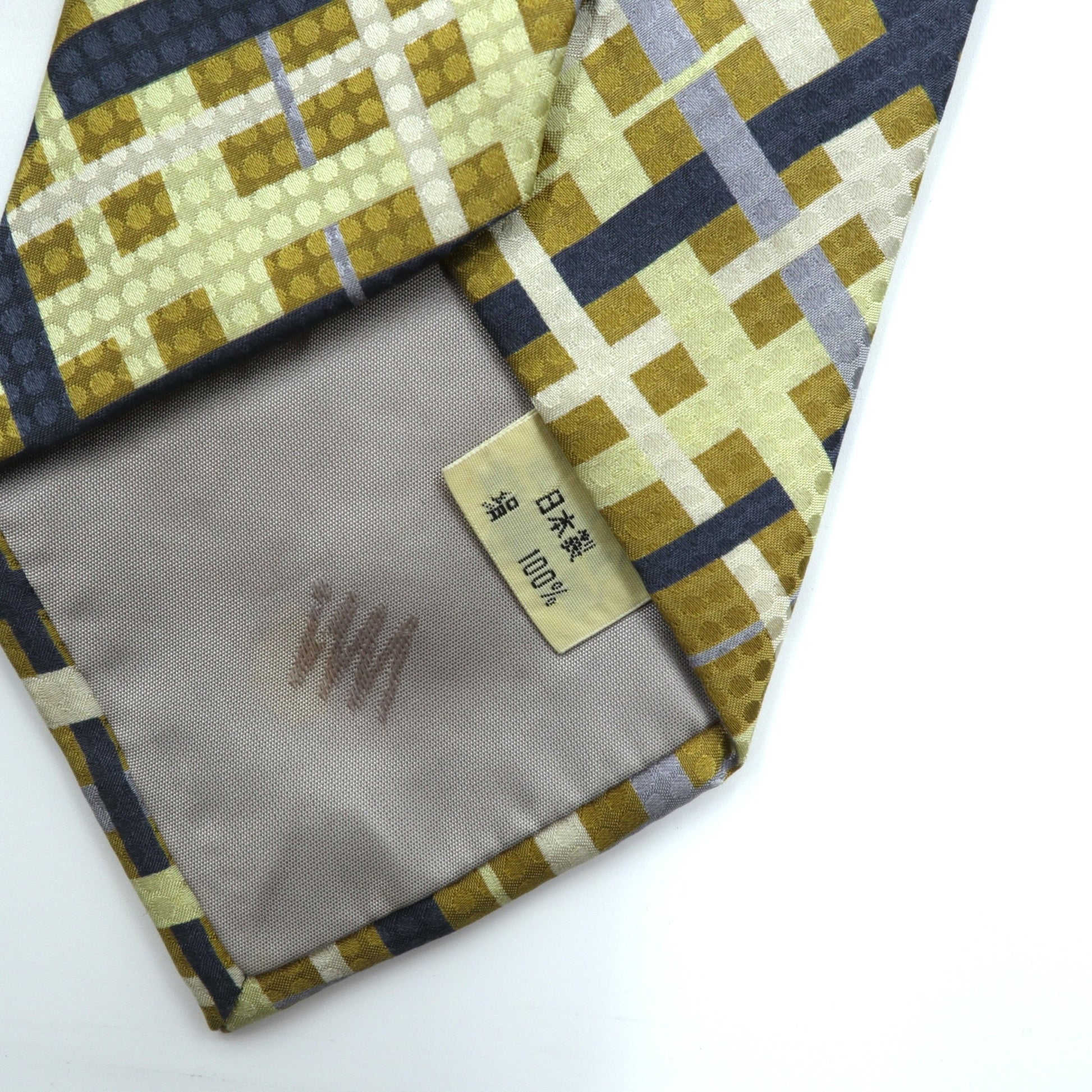 ISSEY MIYAKE 日本製 ネクタイ シルク チェック IM PRODUCT