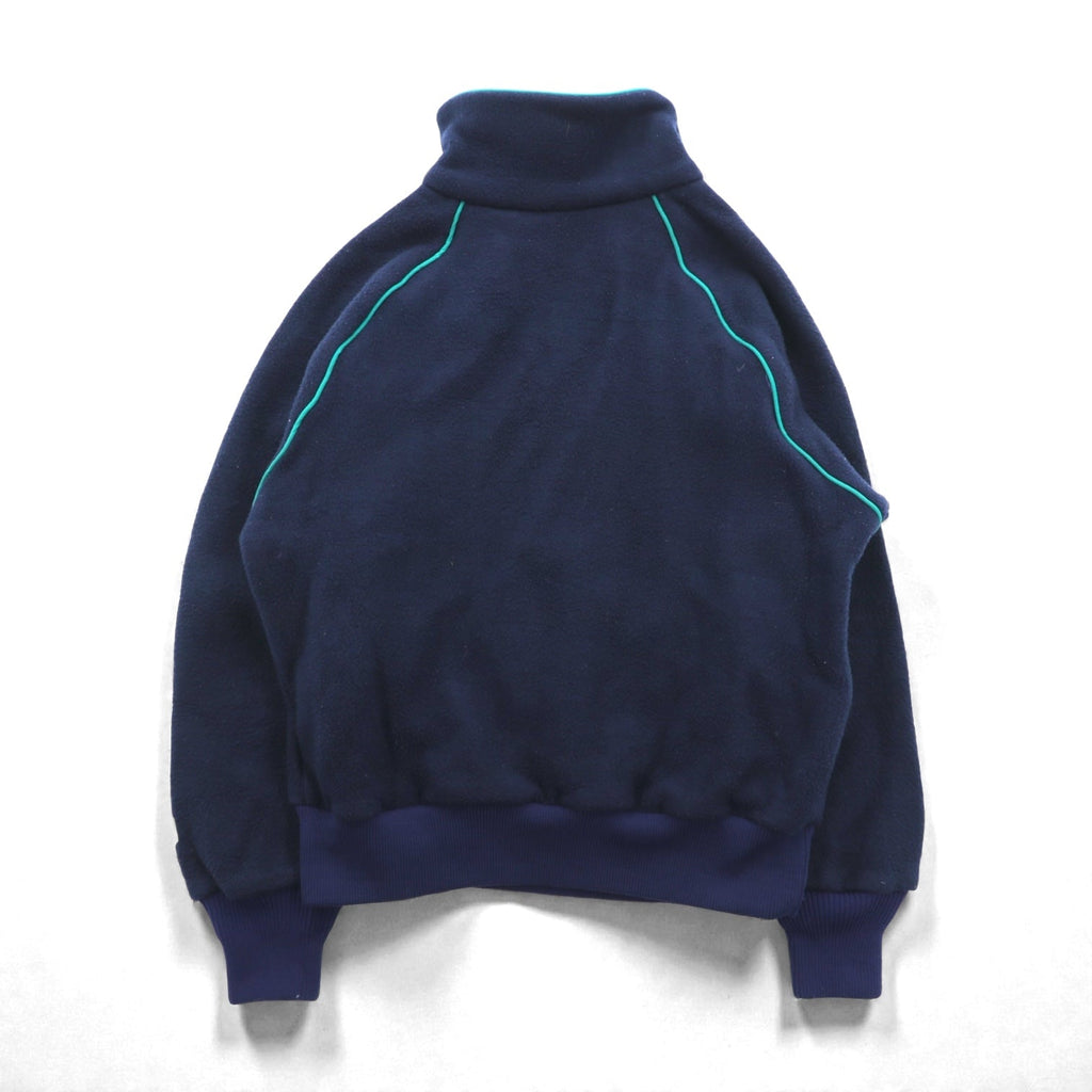 THE NORTH FACE 80年代 USA製 ヴィンテージ プルオーバー フリースジャケット S ネイビー ハーフジップ ハイネック スタンドカラー 茶タグ TALONジップ