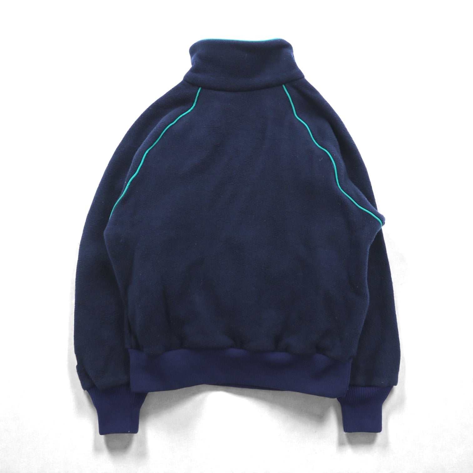 THE NORTH FACE 80年代 USA製 ヴィンテージ プルオーバー フリースジャケット S ネイビー ハーフジップ ハイネック スタンドカラー 茶タグ TALONジップ