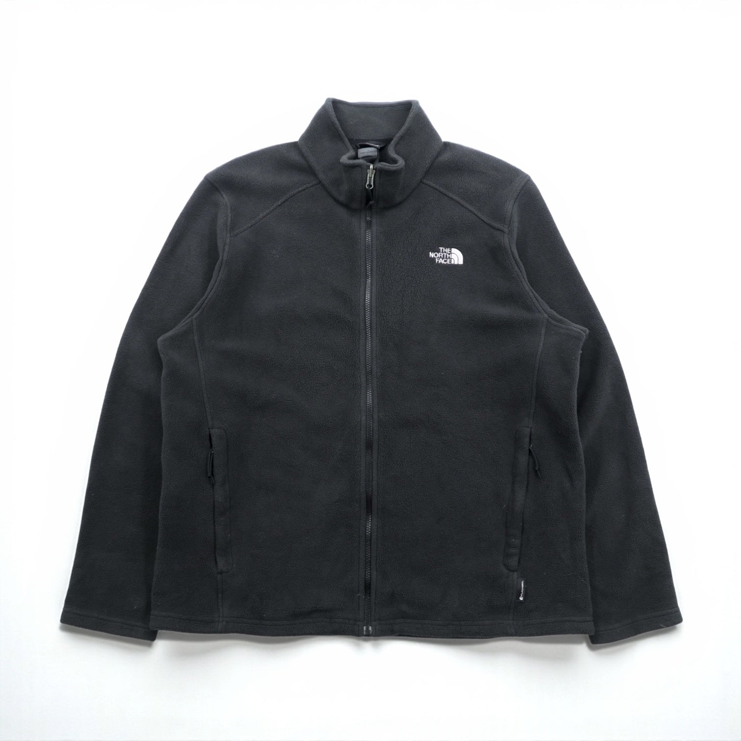 THE NORTH FACE 速乾 FLASHDRY フリースジャケット XL ブラック ドローコード スタンドカラー RDT300 AOFC