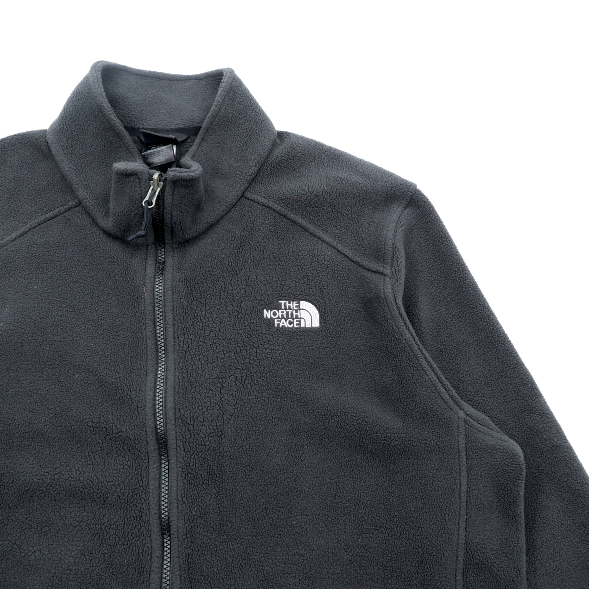 THE NORTH FACE 速乾 FLASHDRY フリースジャケット XL ブラック ドローコード スタンドカラー RDT300 AOFC