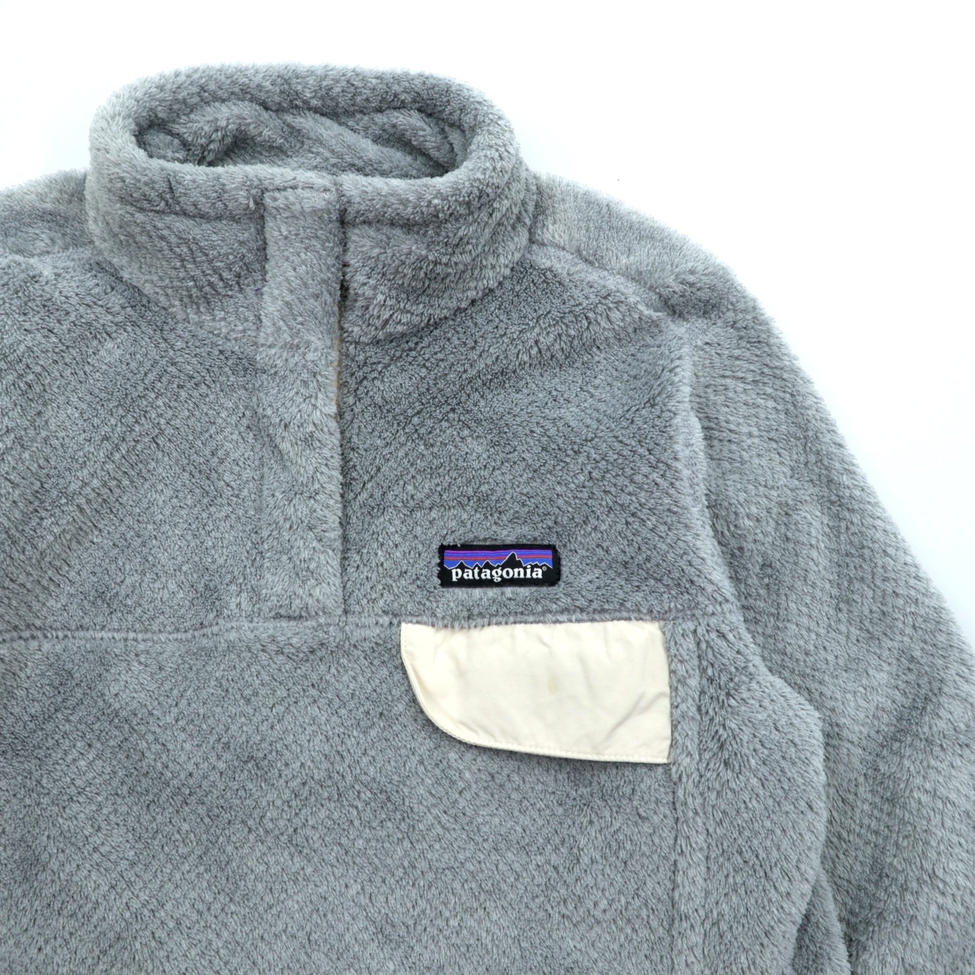 Patagonia リツール スナップT プルオーバー Polartec フリースジャケット XS パイル スタンドカラー ポーラテック サーマルプロ グレー 25443