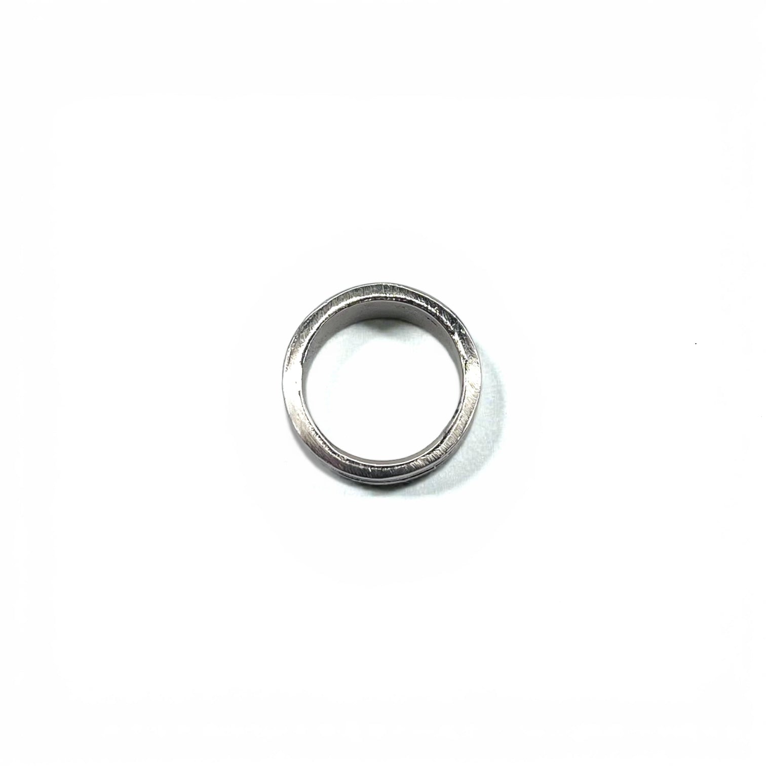 Vintage Silver Ring ローマ数字 リング 指輪 19号 シルバー SILVER 925 ワイド ゴシック