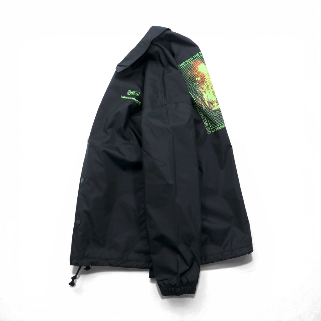 adidas originals コーチジャケット XL ブラック ドローコード ナイロン Torison CoachナイロンジャケットJacket Retro GD6012