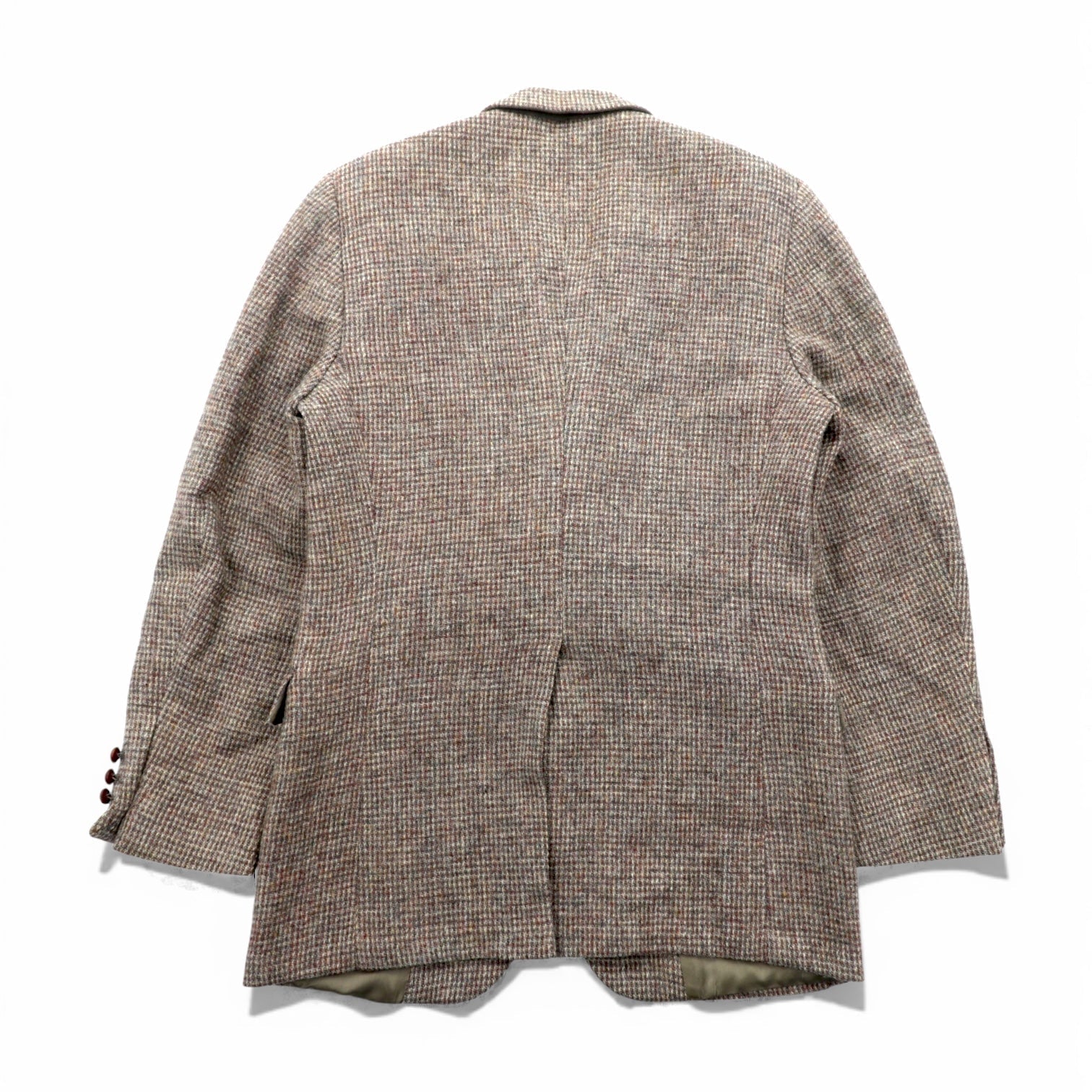 Harris Tweed 90年代 USA製 ツイード ブレザー 2B テーラードジャケット XL ウール くるみボタン Lord & TAYLOR