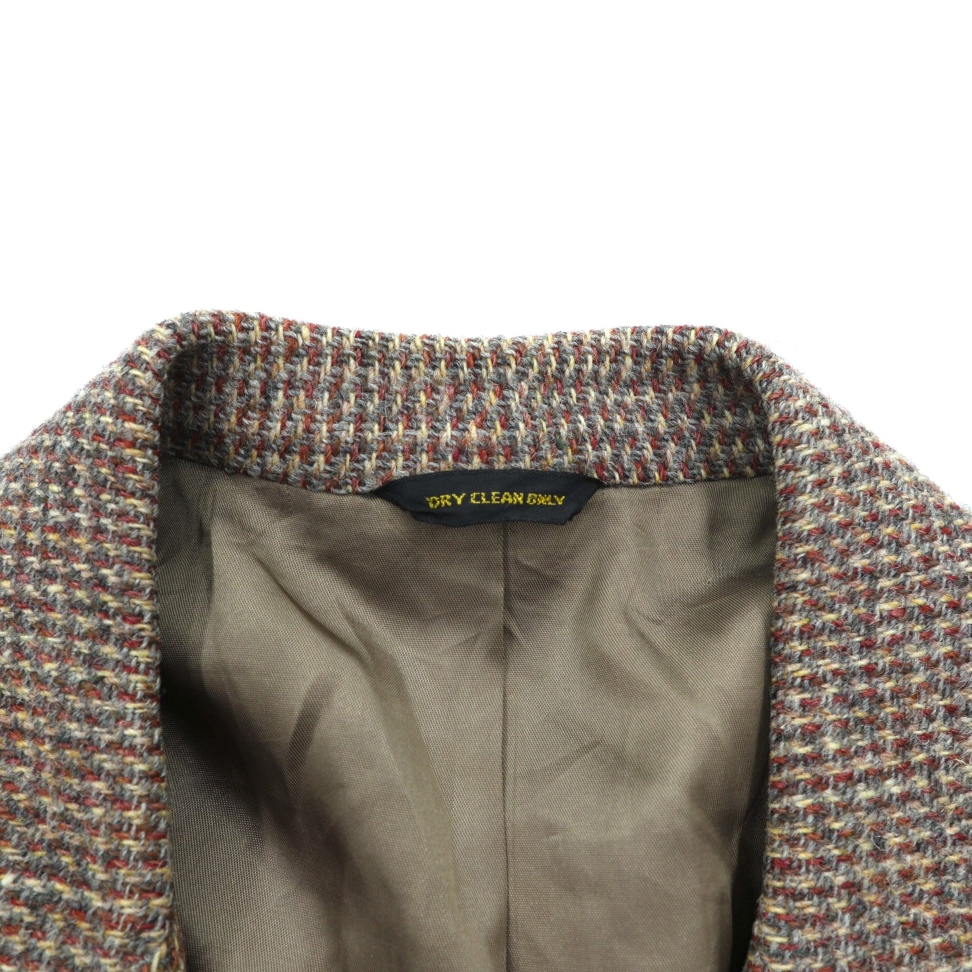 Harris Tweed 90年代 USA製 ツイード ブレザー 2B テーラードジャケット XL ウール くるみボタン Lord & TAYLOR