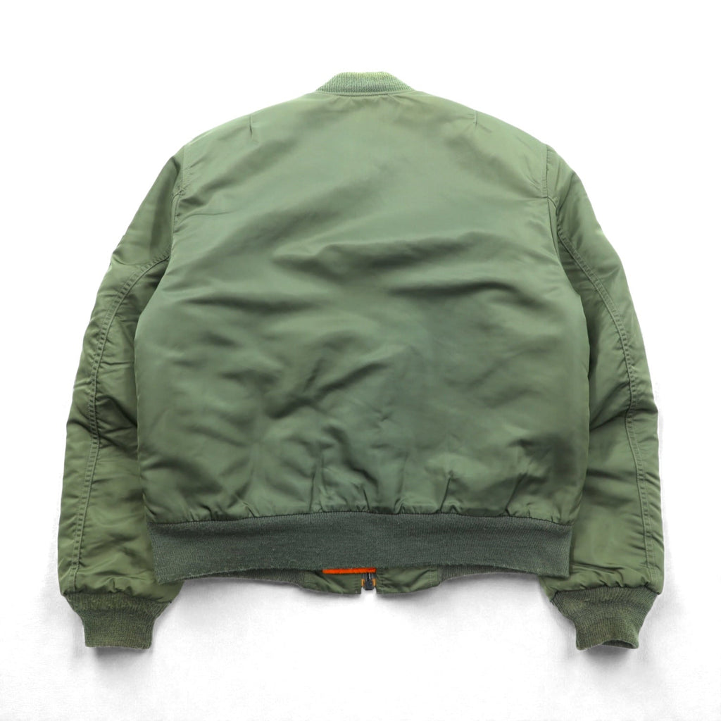 SPIEWAK 80年代 USA製 MA-1 フライトジャケット L カーキ リバーシブル GOLDEN FLEECE 1018-695-1621 SCOVILジップ