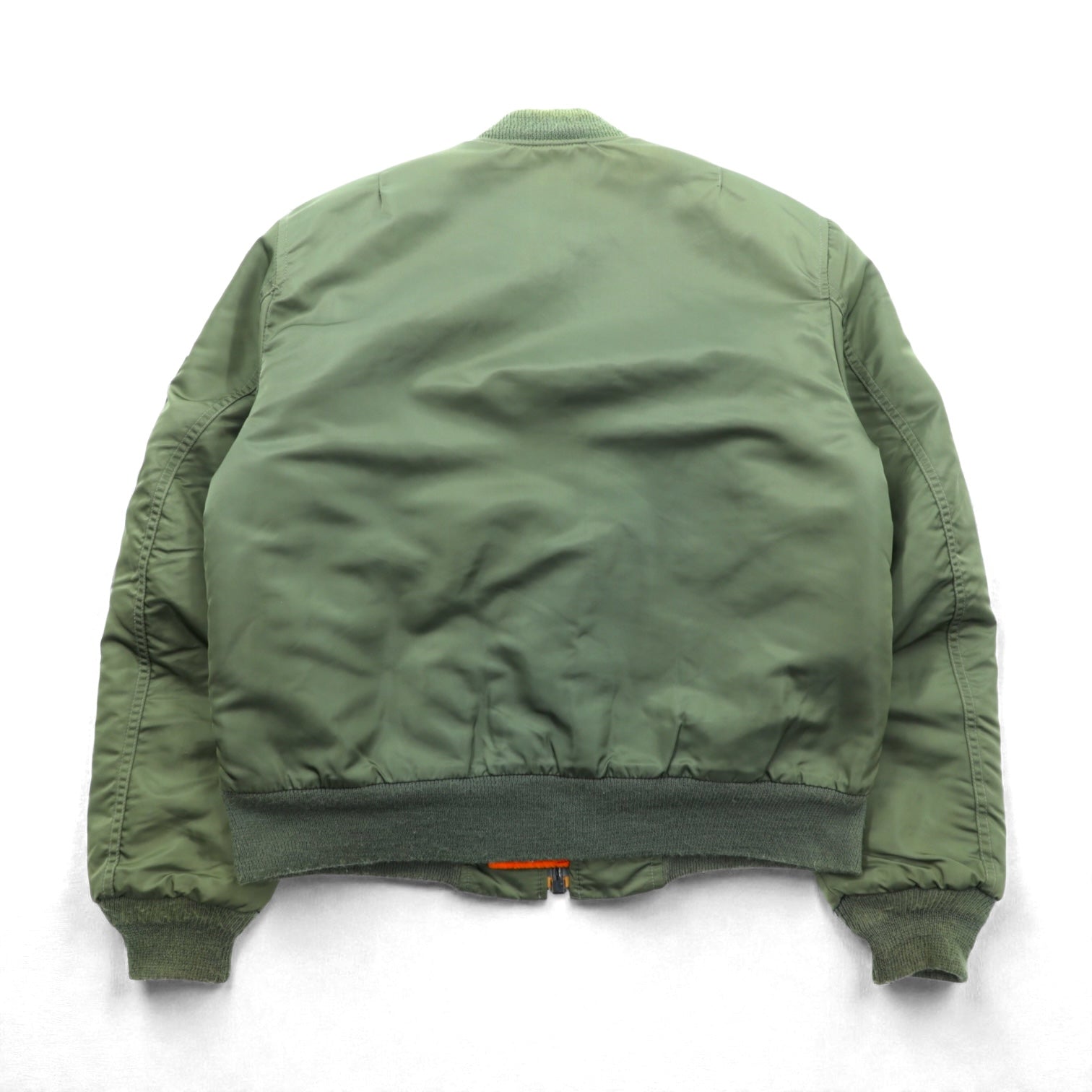 SPIEWAK 80年代 USA製 MA-1 フライトジャケット L カーキ リバーシブル GOLDEN FLEECE 1018-695-1621 SCOVILジップ