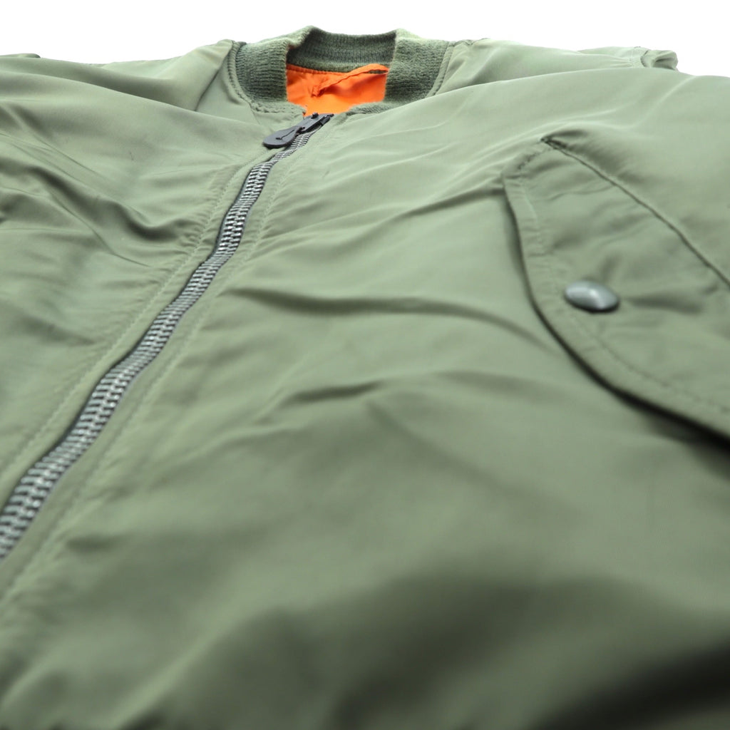 SPIEWAK 80年代 USA製 MA-1 フライトジャケット L カーキ リバーシブル GOLDEN FLEECE 1018-695-1621 SCOVILジップ