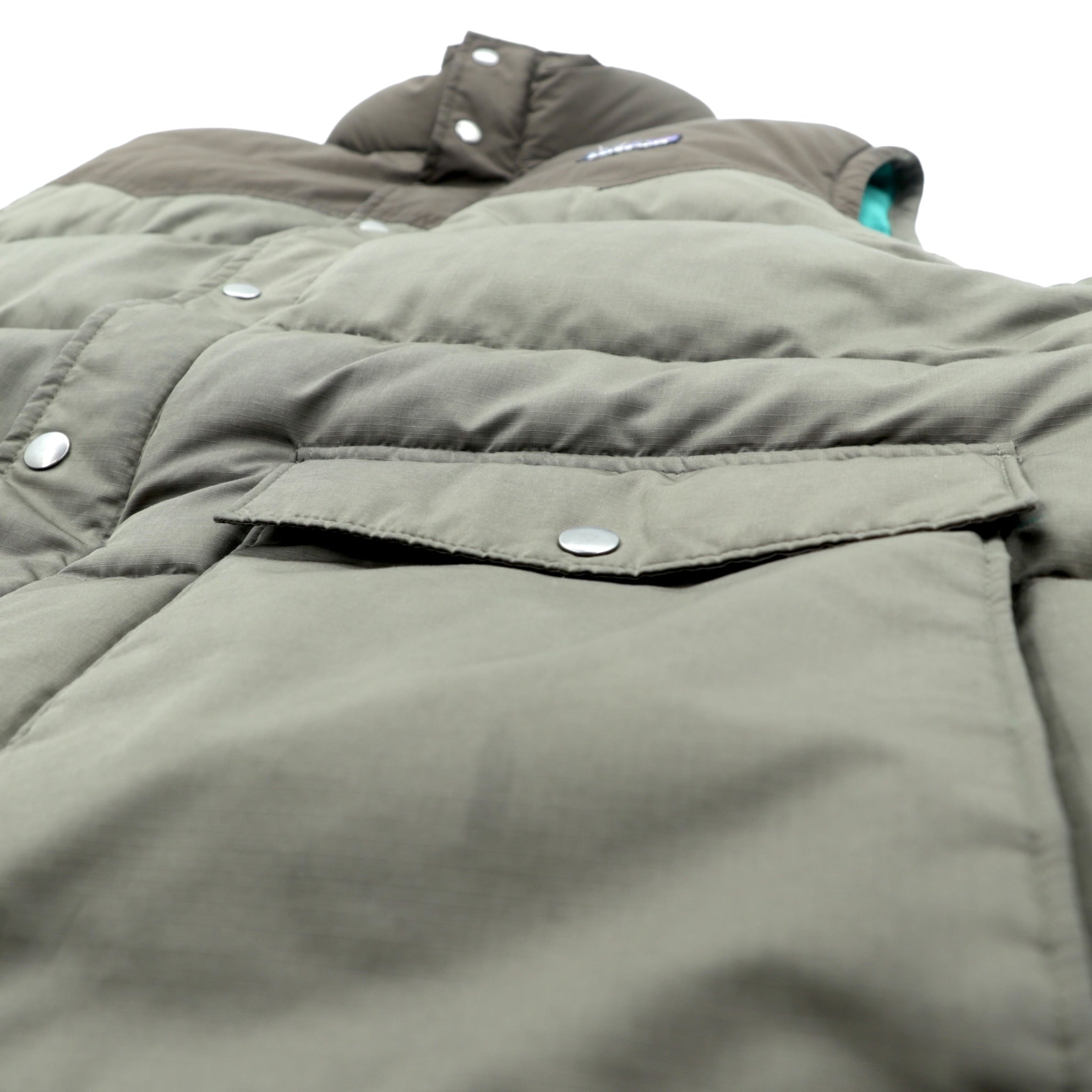 Patagonia スリングショット ダウンベスト Slingshot Down Vest スナップボタン XL ブラウン ウエスタン 27571FA12