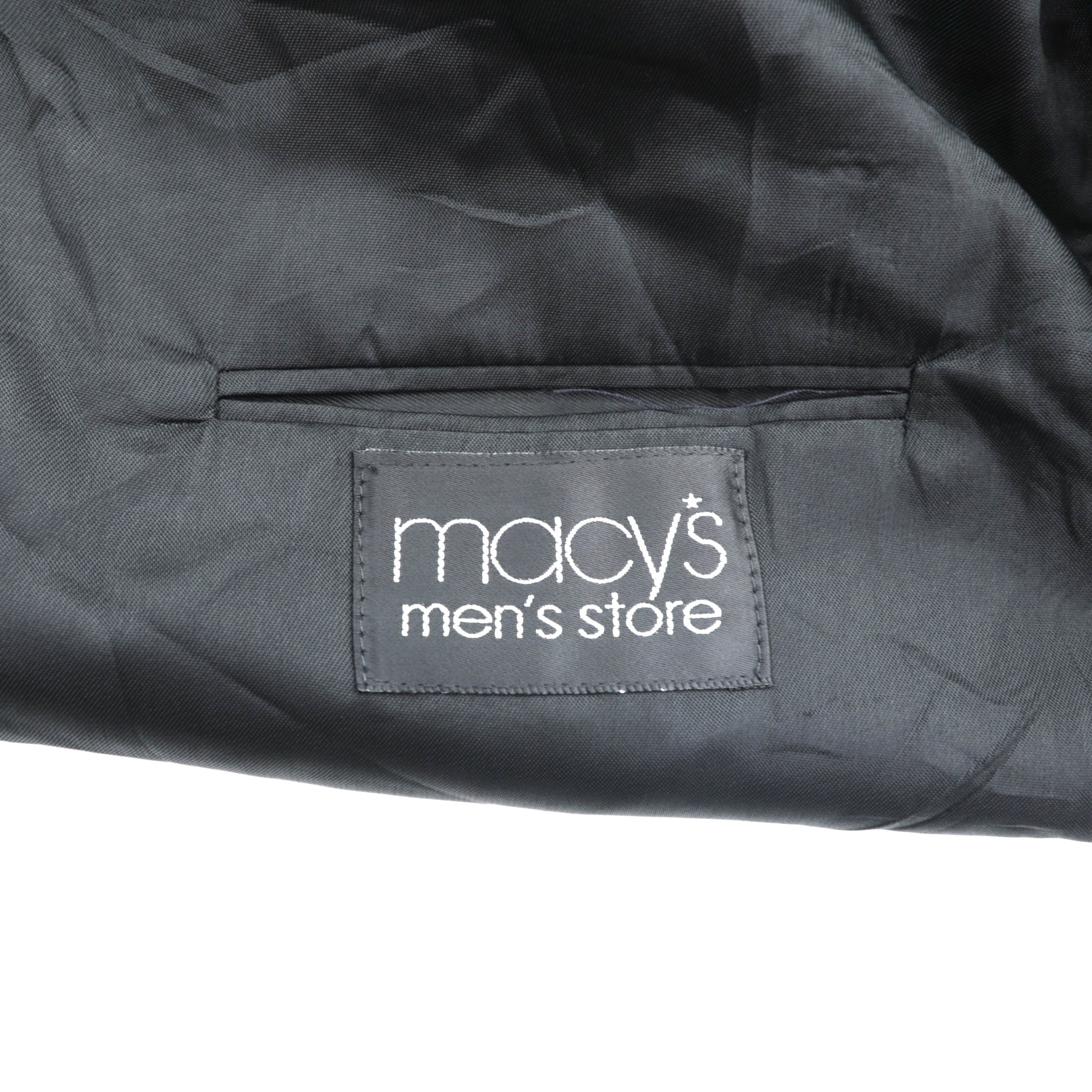 US UNION MADE Blazer ピークドラベル ダブルブレスト ブレザー テーラードジャケット XL ブラック ストライプ KENNETH COLE 未使用品 USA製