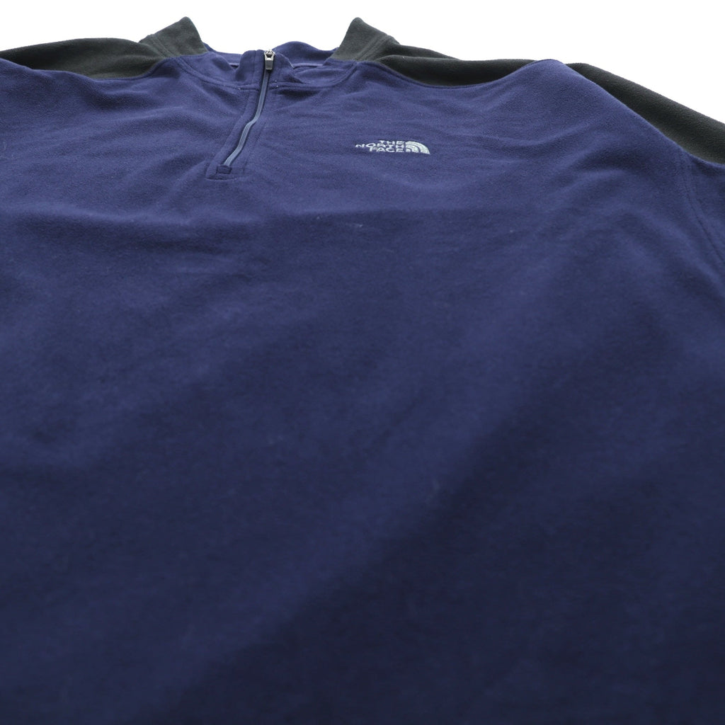 THE NORTH FACE ハーフジップ プルオーバー フリースジャケット XL ネイビー TKA100 A436