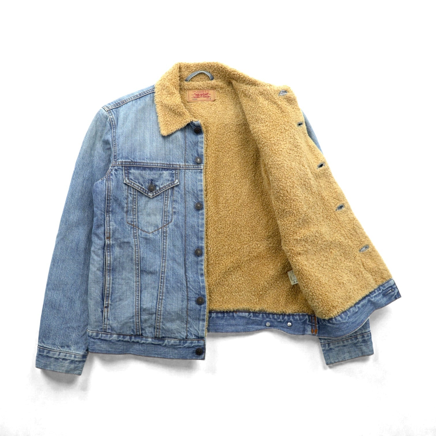 Levi's 裏ボア トラッカージャケット デニムジャケット Gジャン M インディゴ 70500-02