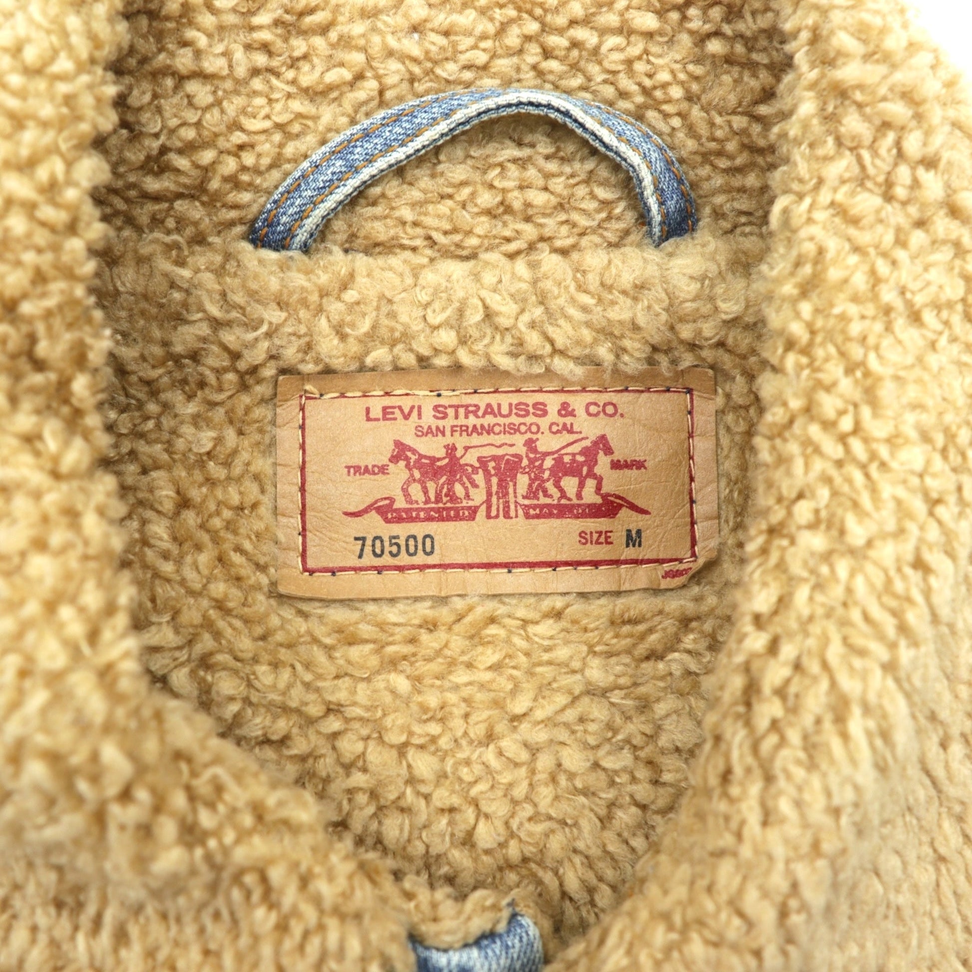 Levi's 裏ボア トラッカージャケット デニムジャケット Gジャン M インディゴ 70500-02