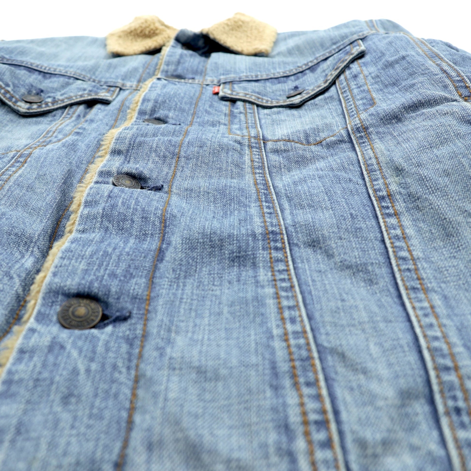Levi's 裏ボア トラッカージャケット デニムジャケット Gジャン M インディゴ 70500-02